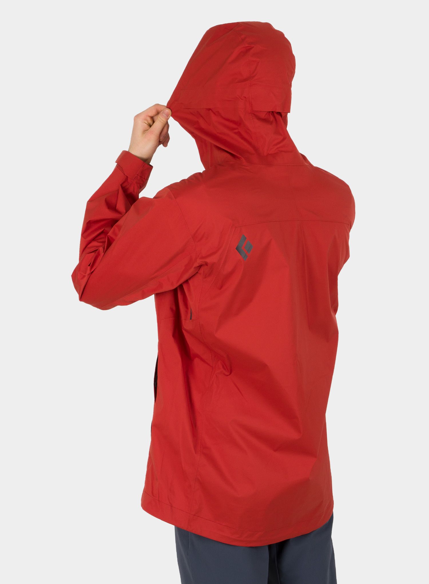 Jakna Black Diamond Stormline Stretch Rain Shell - red rock