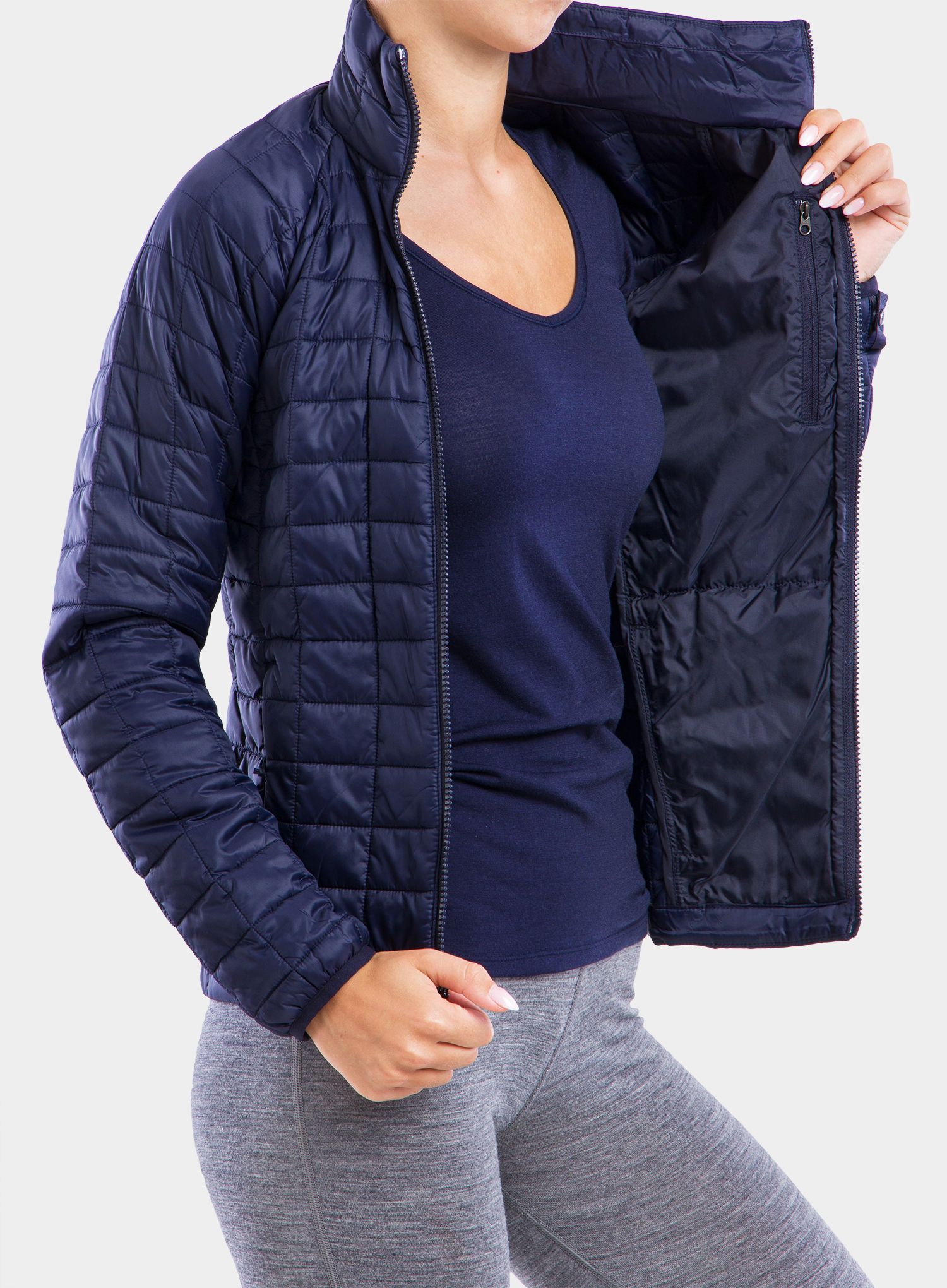 Ženska jakna 3u1 The North Face ThermoBall Eco Triclimate - aviator navy