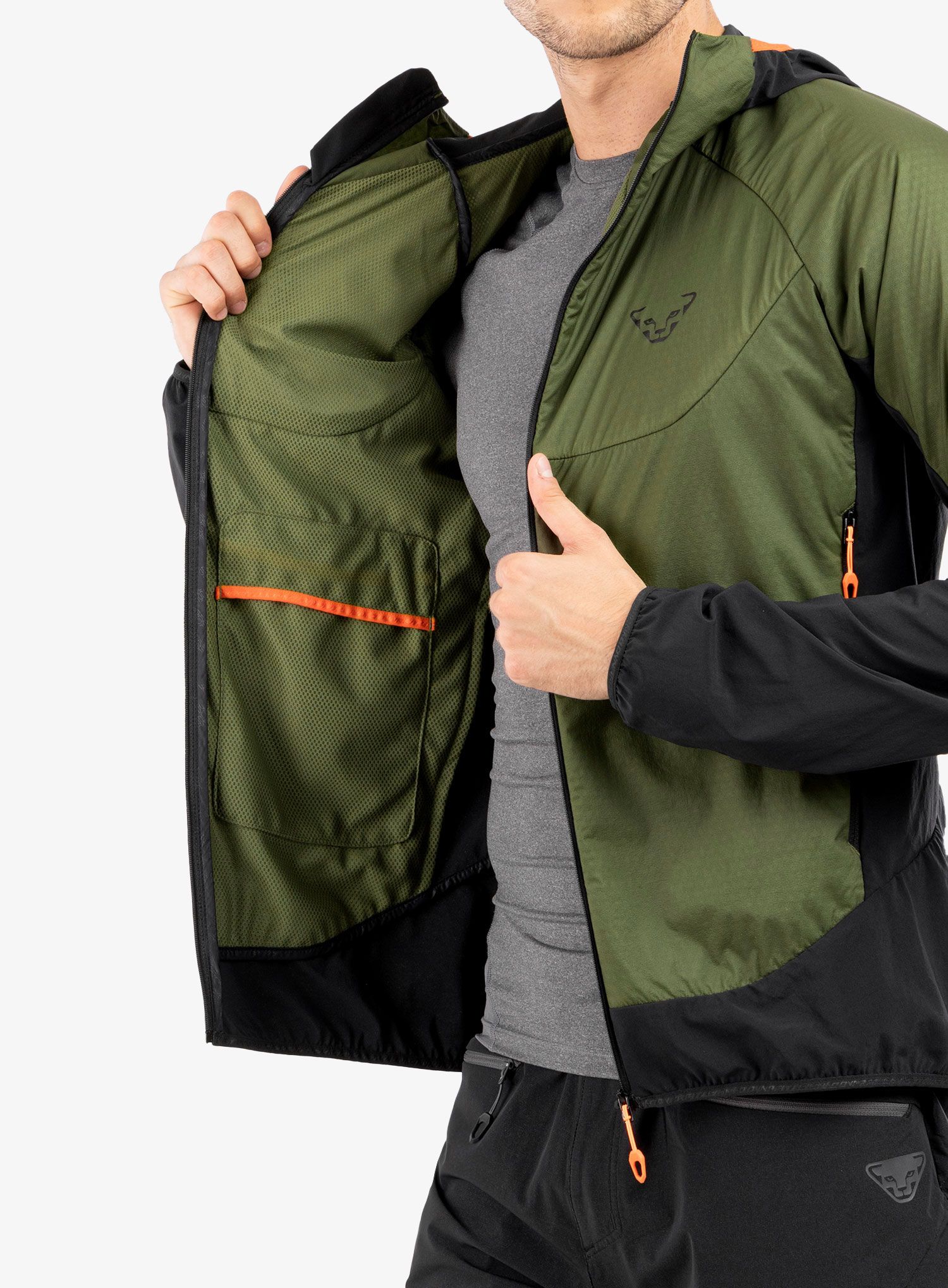 Jakna od flisa Dynafit Transalper Hybrid PTC Alpha Jacket - winter moss