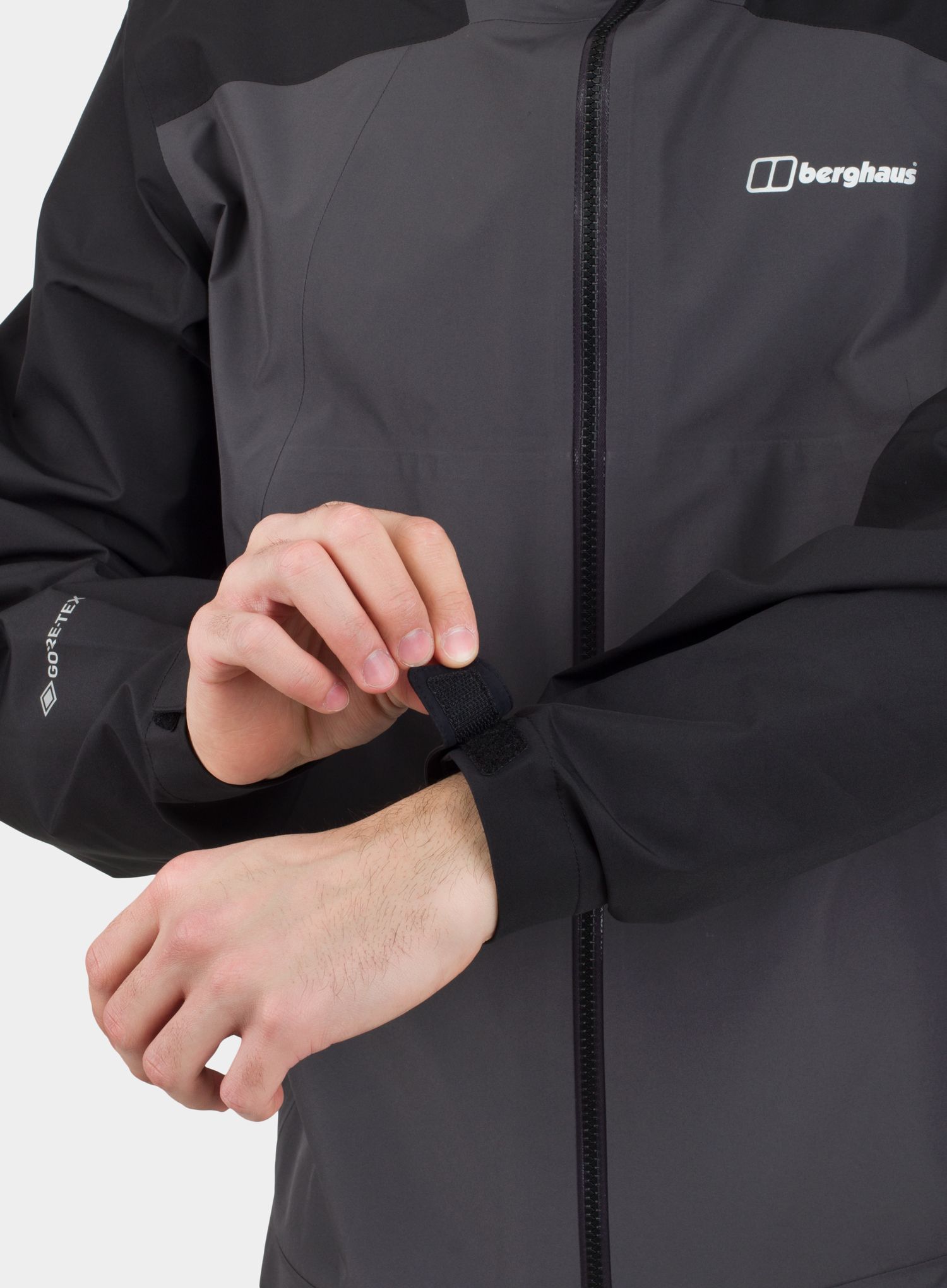 GORE TEX jakna Berghaus Paclite Peak Vent Shell - grey/black
