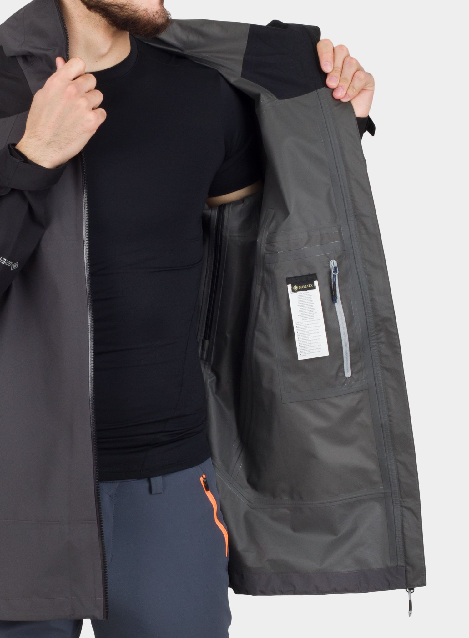 GORE TEX jakna Berghaus Paclite Peak Vent Shell - grey/black