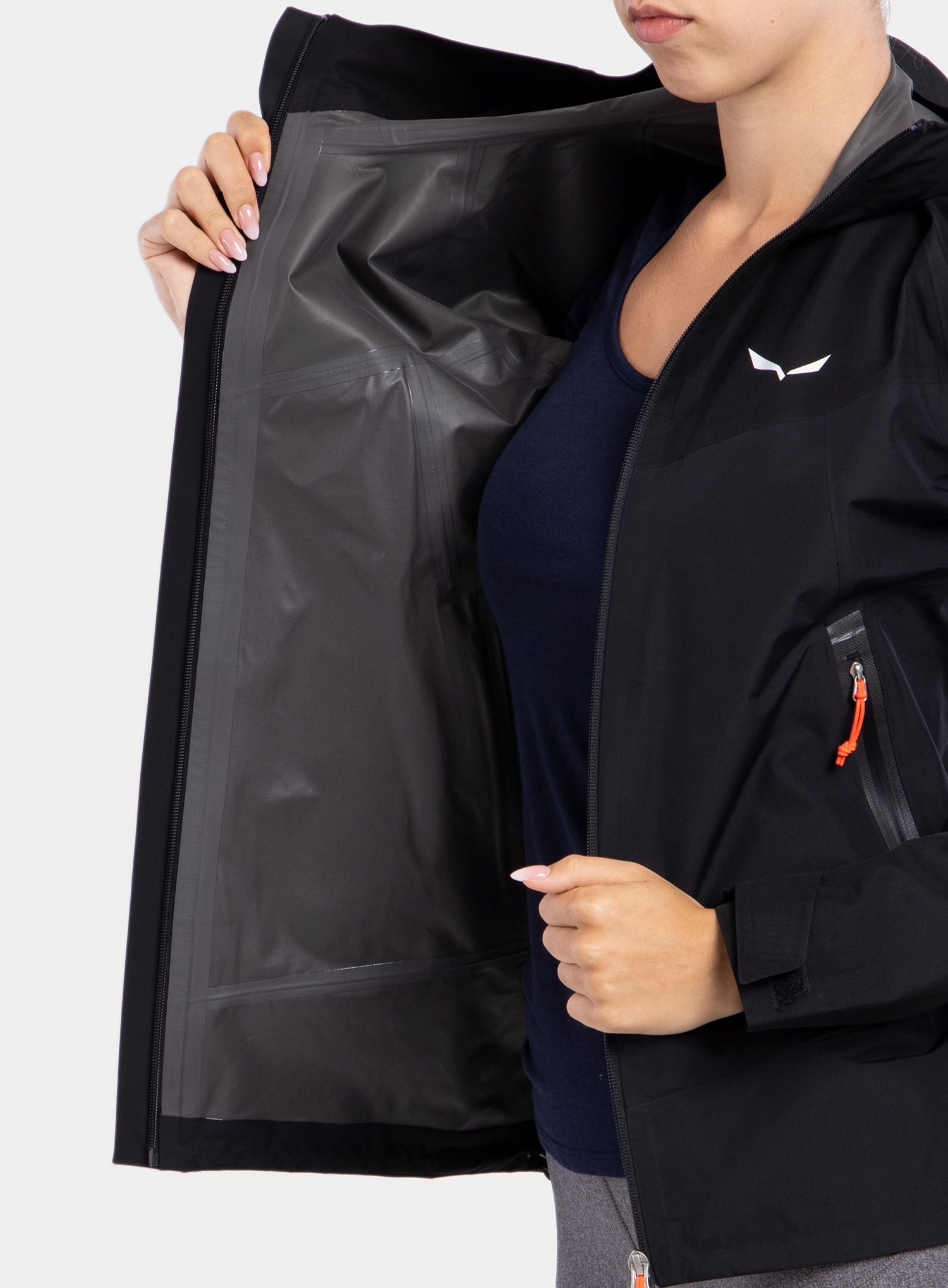 GORE-TEX ženska jakna Salewa Moiazza Jacket - black out