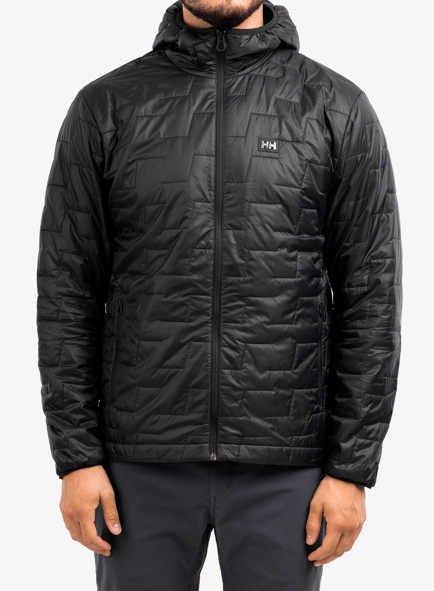 Jakna Helly Hansen Lifaloft Hooded Insulator Jacket black matte
