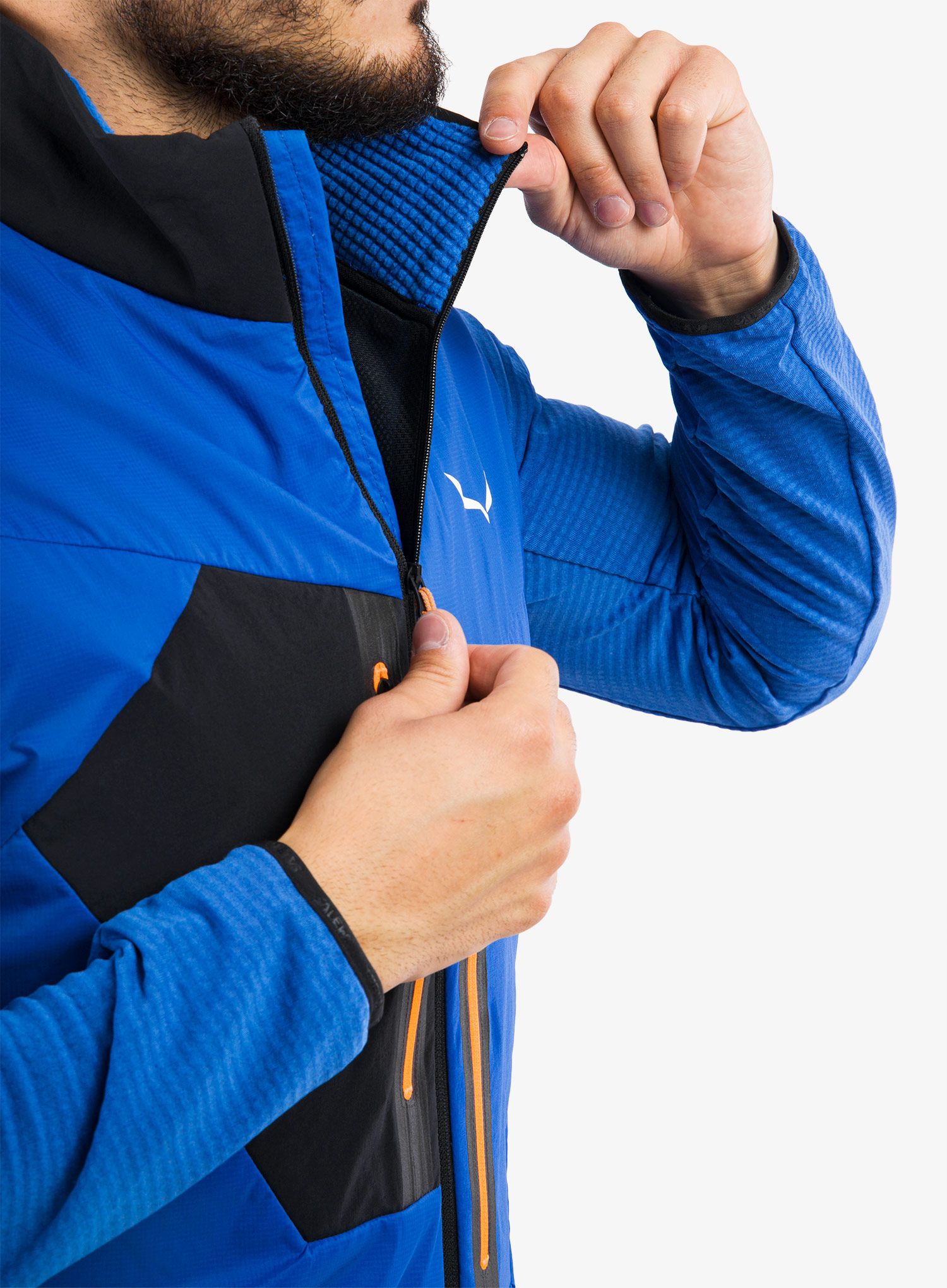 Hibridna jakna Salewa Pedroc Hybrid 2 PTC Alpha Jacket - electric
