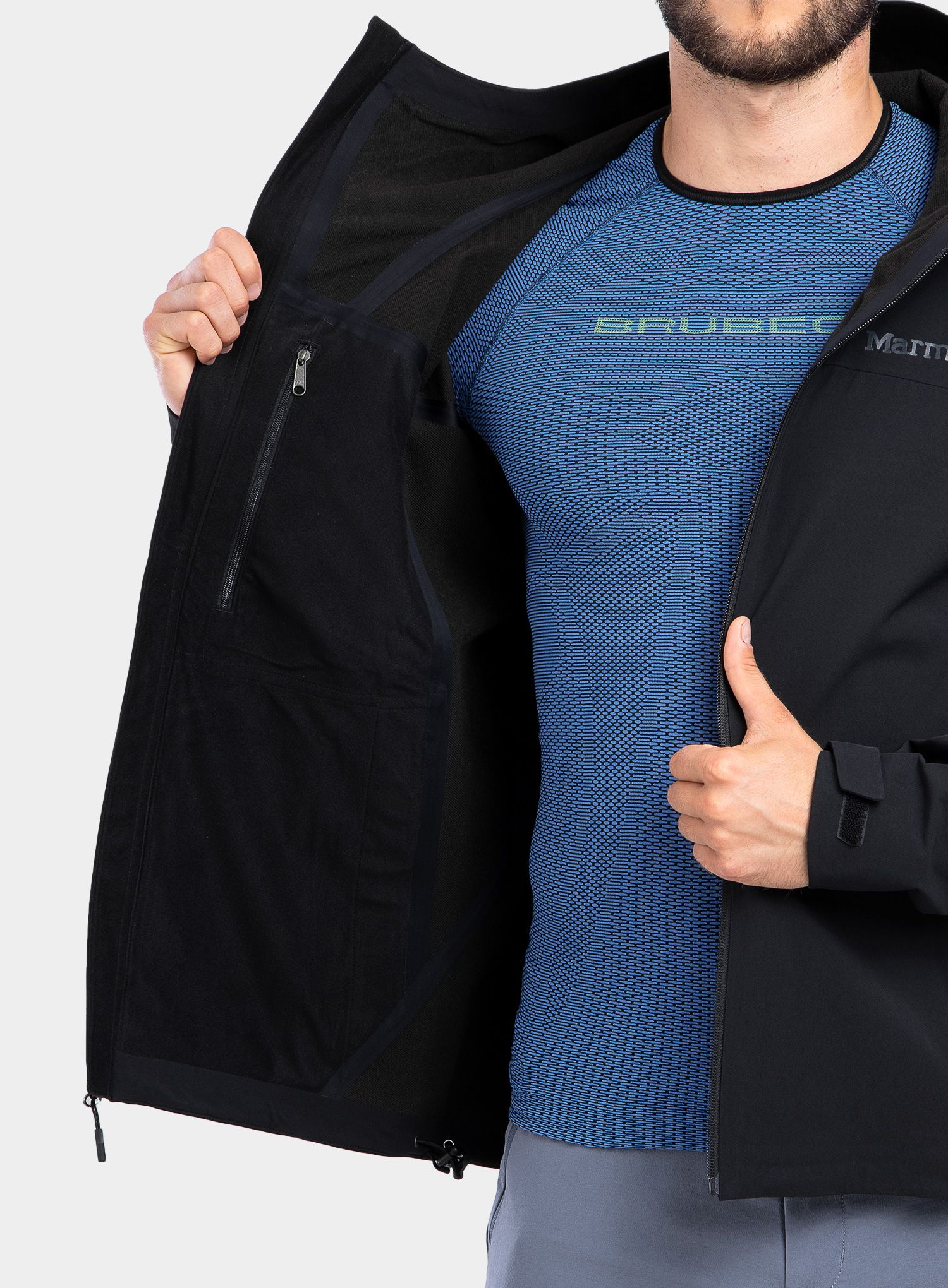 Softshell jakna Marmot Alsek Hoody - black