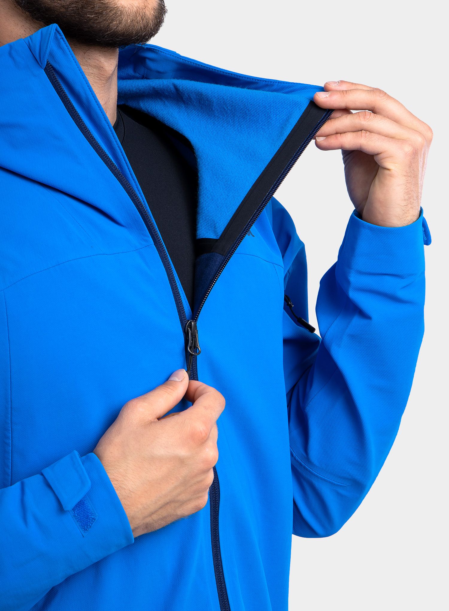 Softshell jakna Marmot Alsek Hoody - clear blue