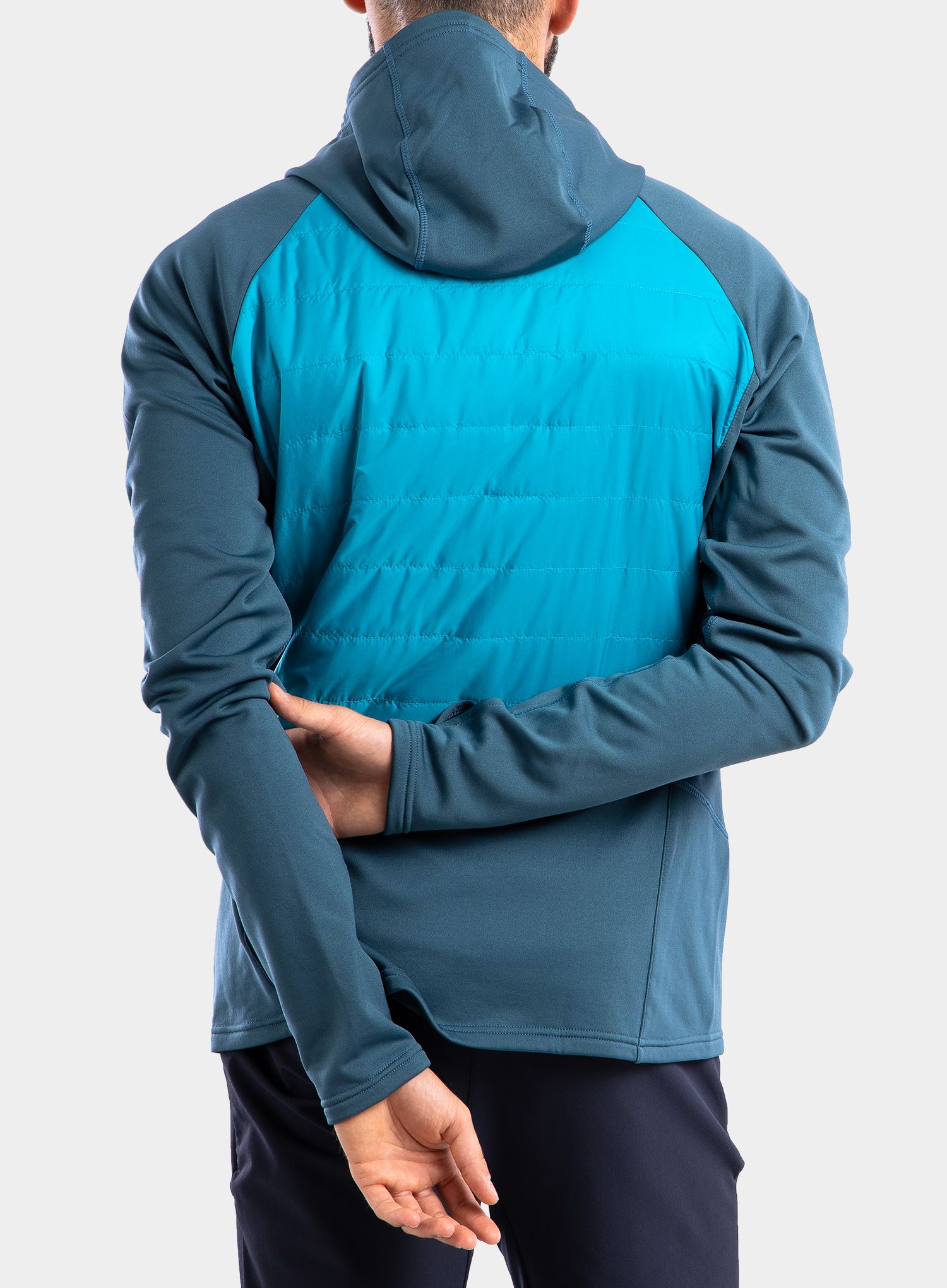 Hibridna jakna Marmot Variant Hybrid Hoody - stargazer/enamel blue