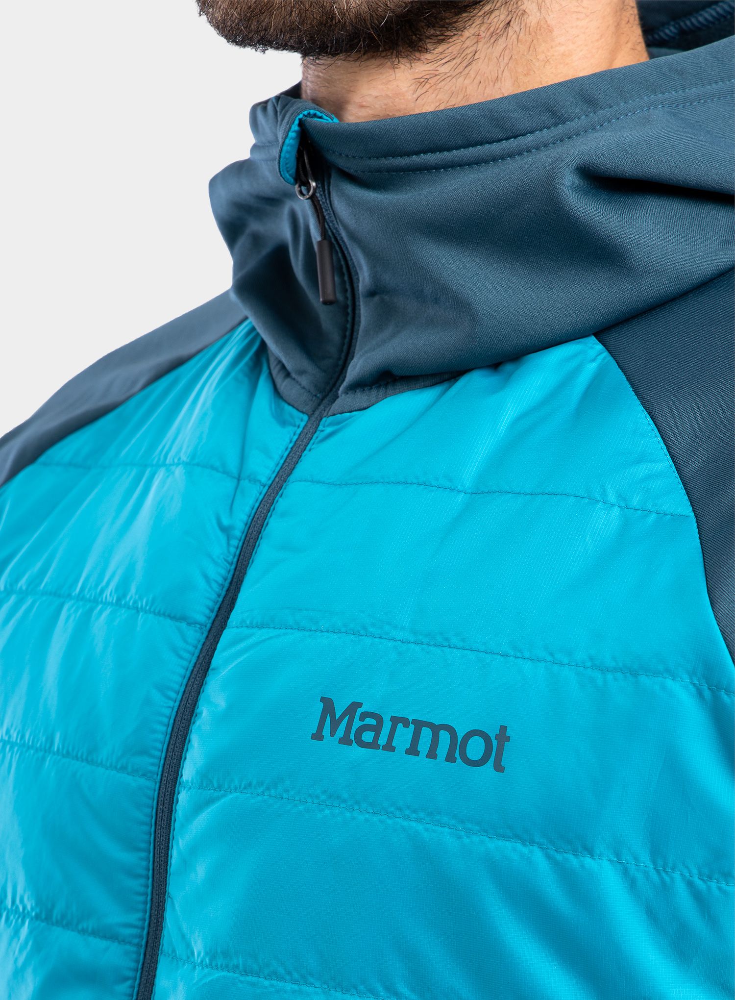 Hibridna jakna Marmot Variant Hybrid Hoody - stargazer/enamel blue