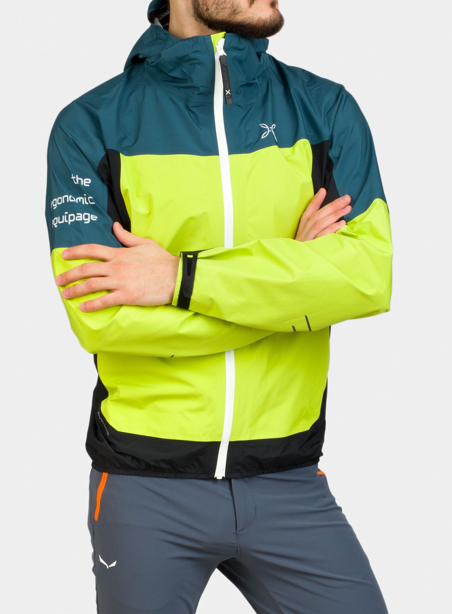 Jakna Montura Pac Mind Jacket - green lime/powder blue
