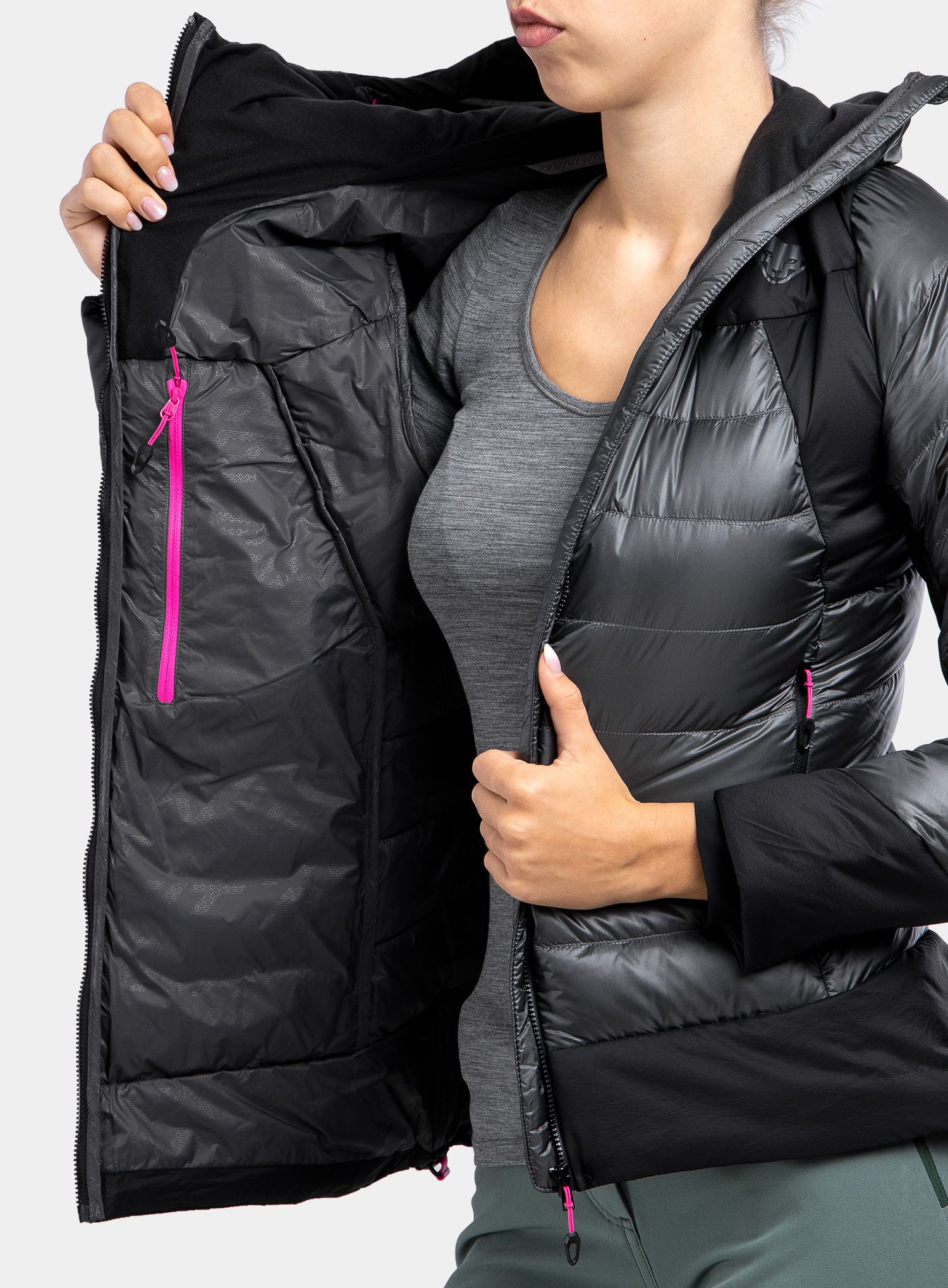 Ženska jakna za turno skijanje Dynafit Free Down Jacket - magnet