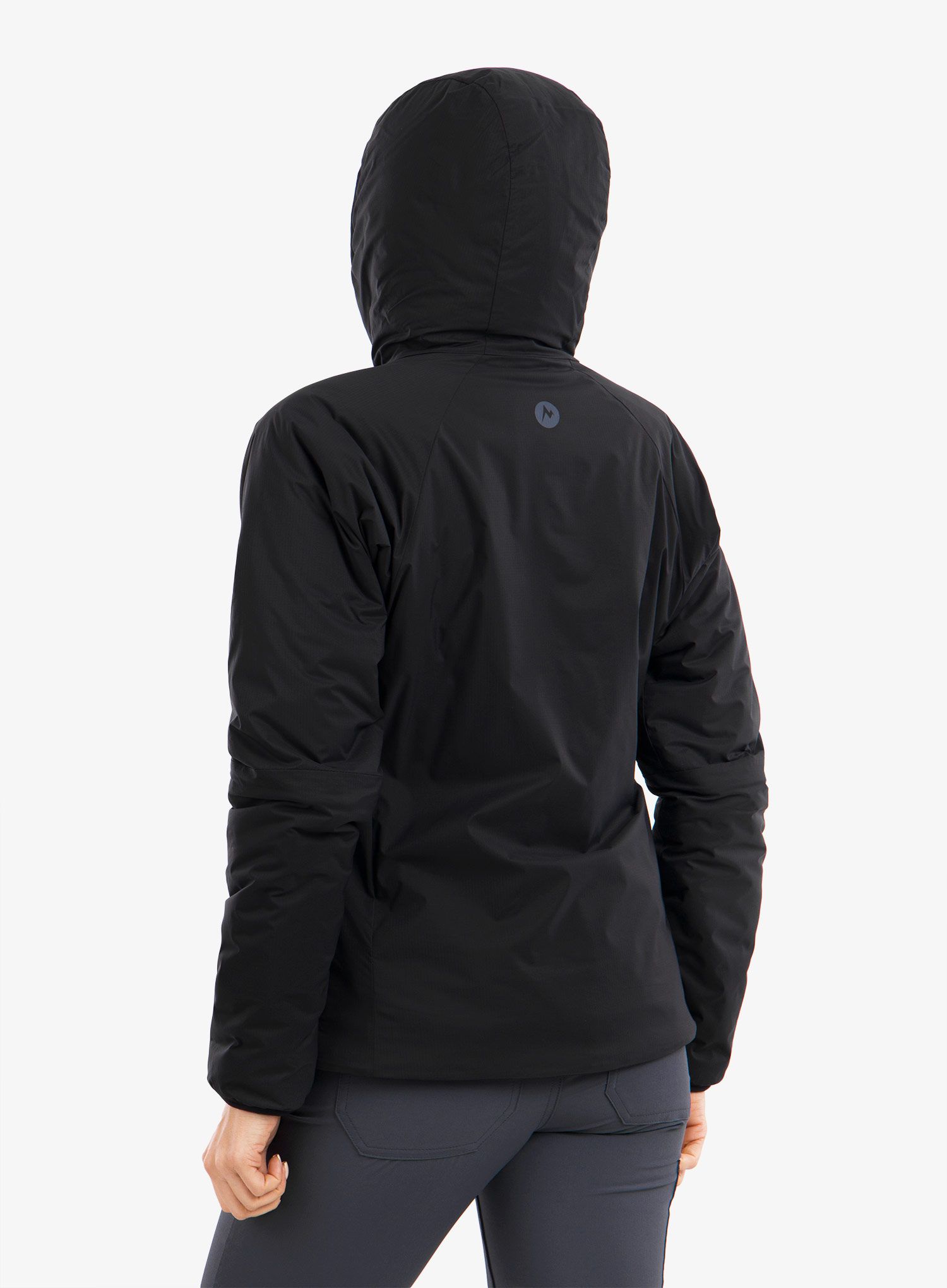 Jakna s postavom Marmot Novus Hoody - black