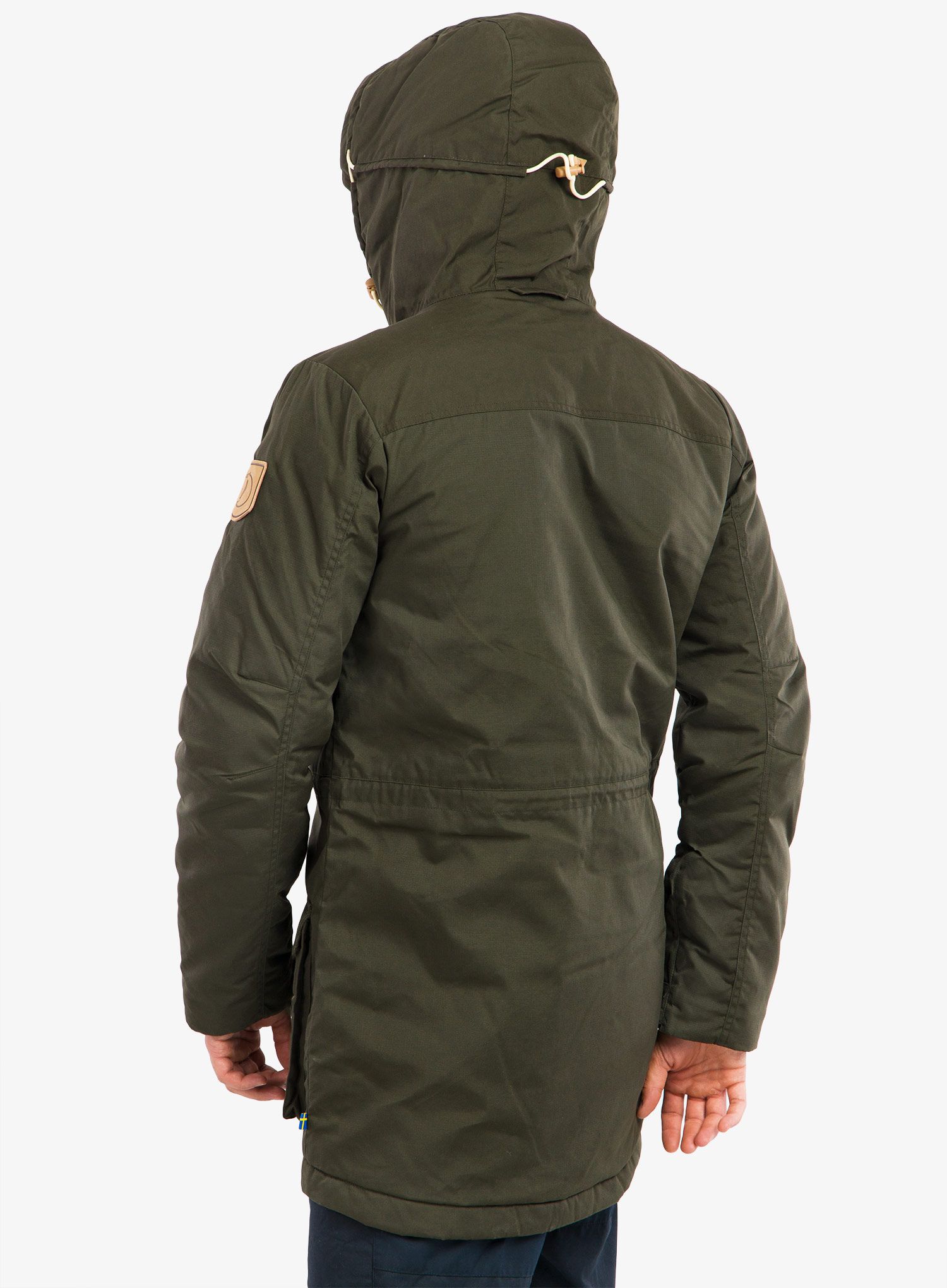 Jakna s postavom Fjallraven Singi Wool Padded Parka - deep forest