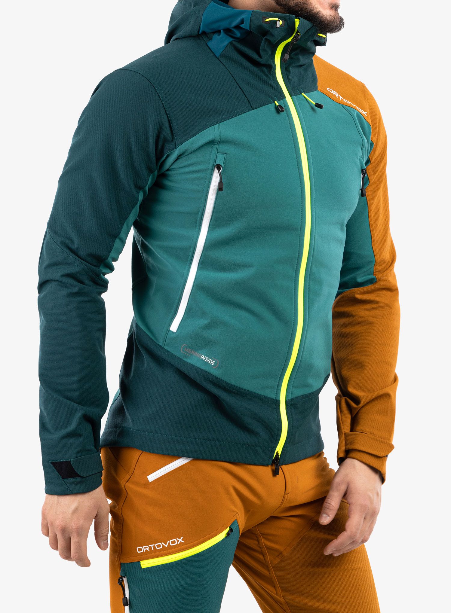 Jakna Ortovox Westalpen Softshell Jacket - pacific green