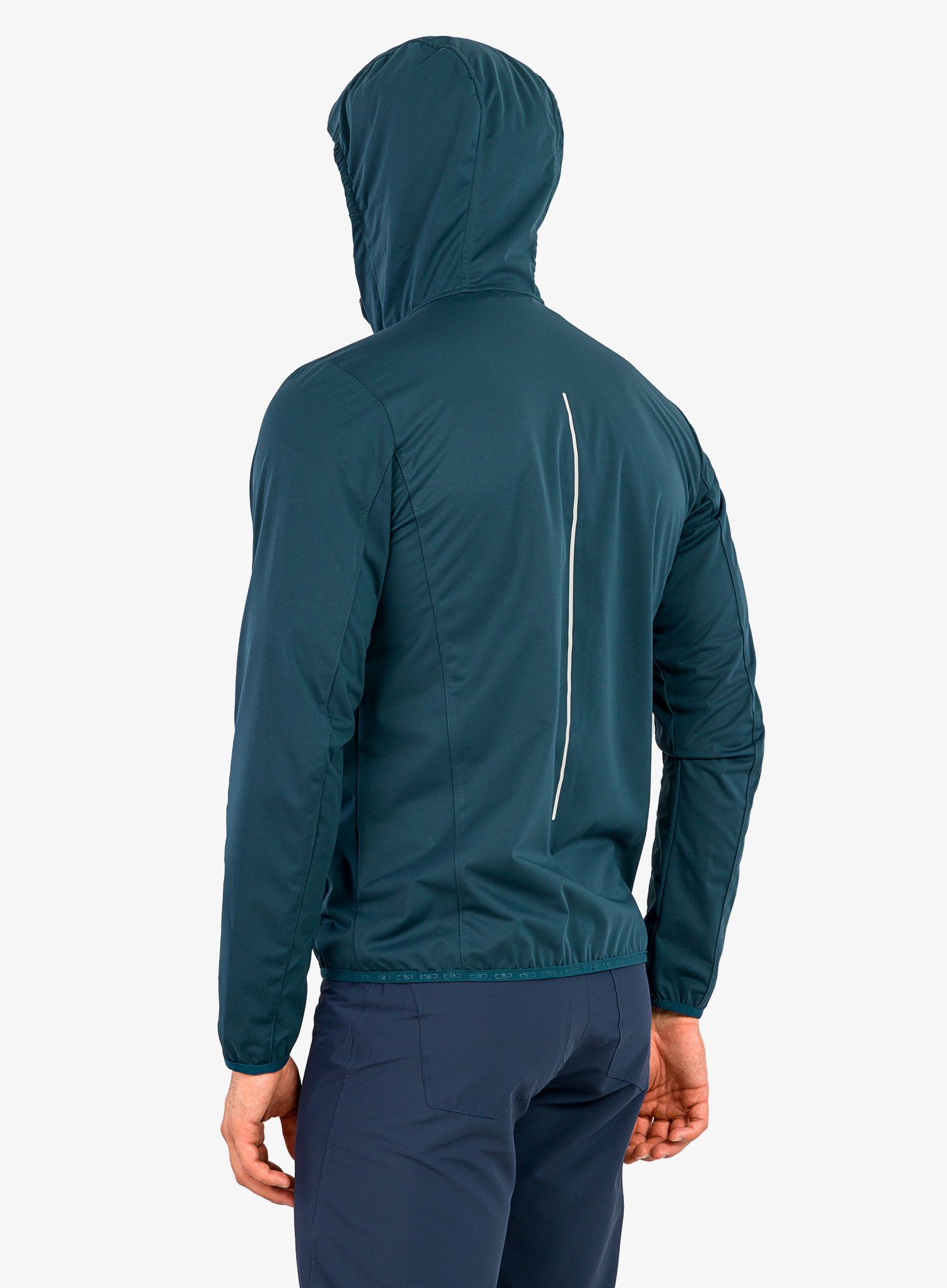 Kišna jakna CMP Wes Jacket Fix Hood - petrol