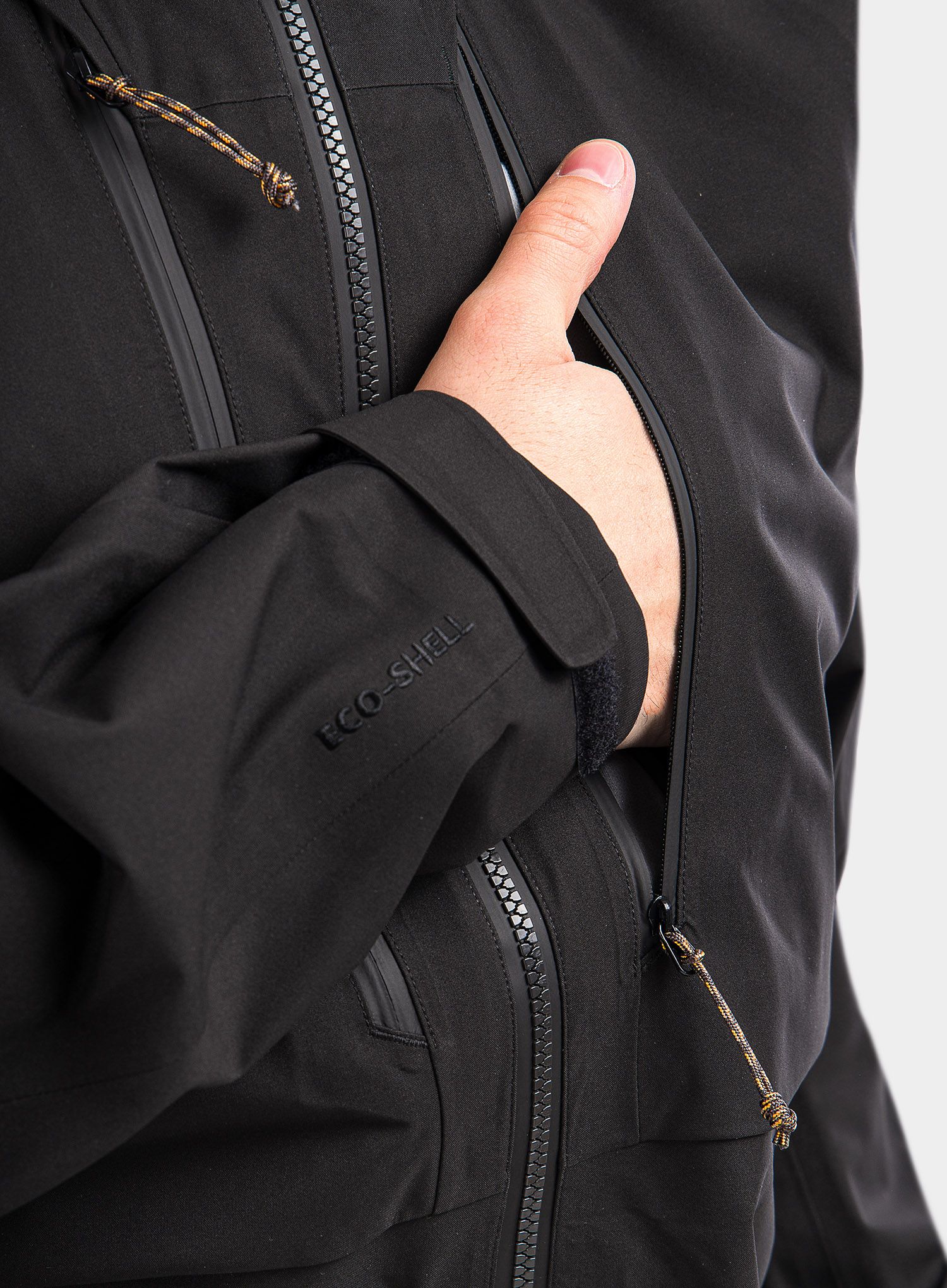 Kišna jakna Fjallraven Keb Eco-Shell Jacket - black