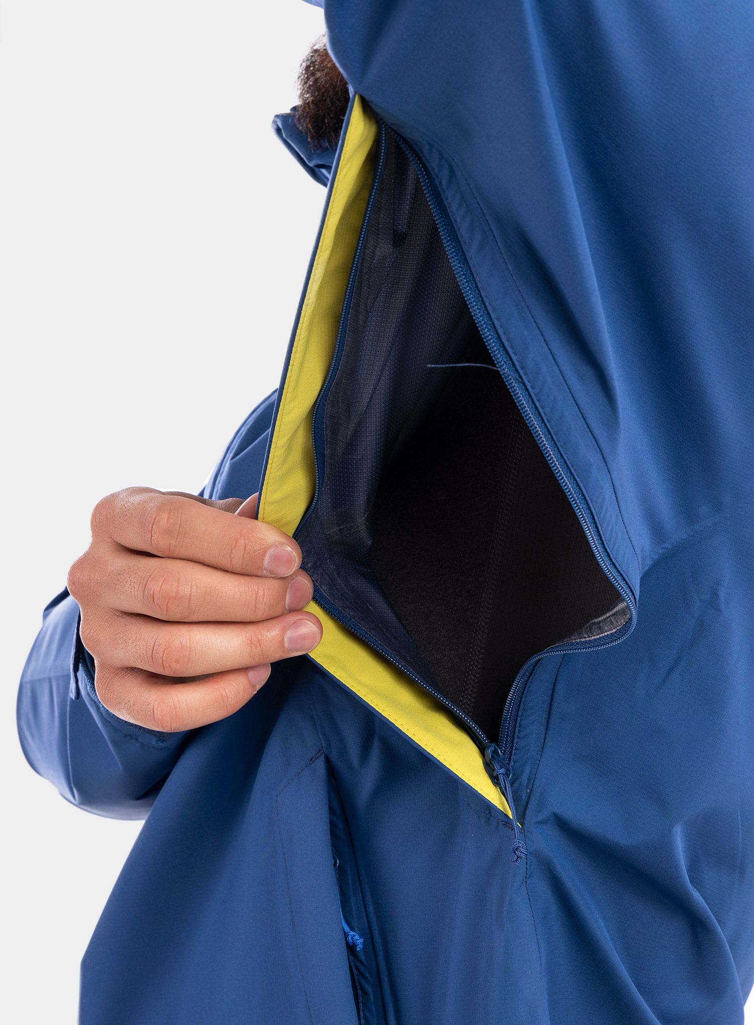Kišna jakna Rab Downpour Eco Jacket - nightfall blue