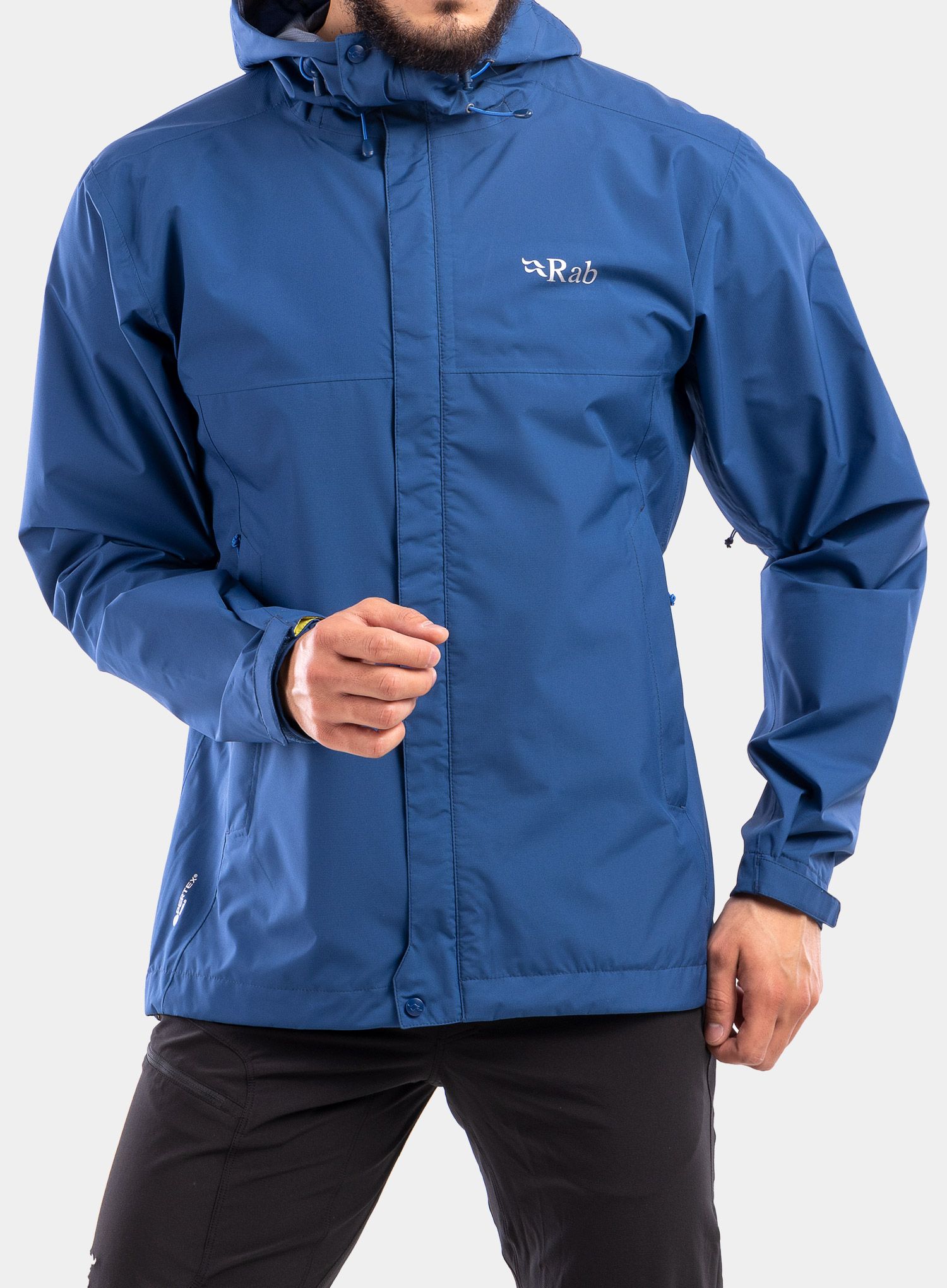 Kišna jakna Rab Downpour Eco Jacket - nightfall blue