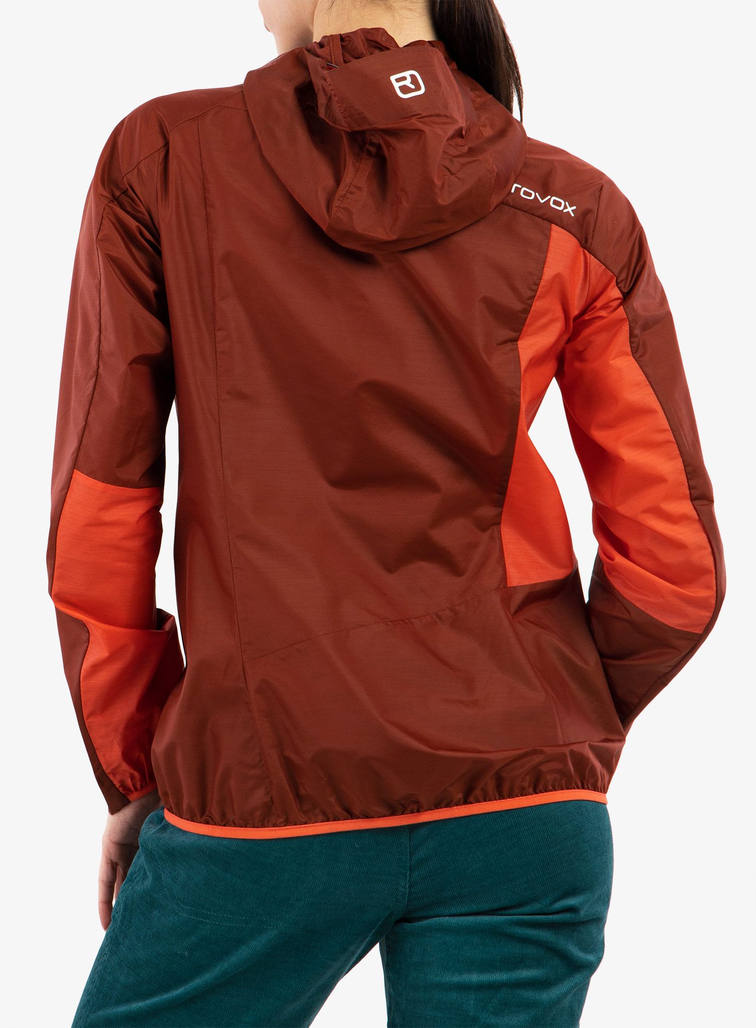 Ženska vjetrovka Ortovox Windbreaker Jacket - clay orange