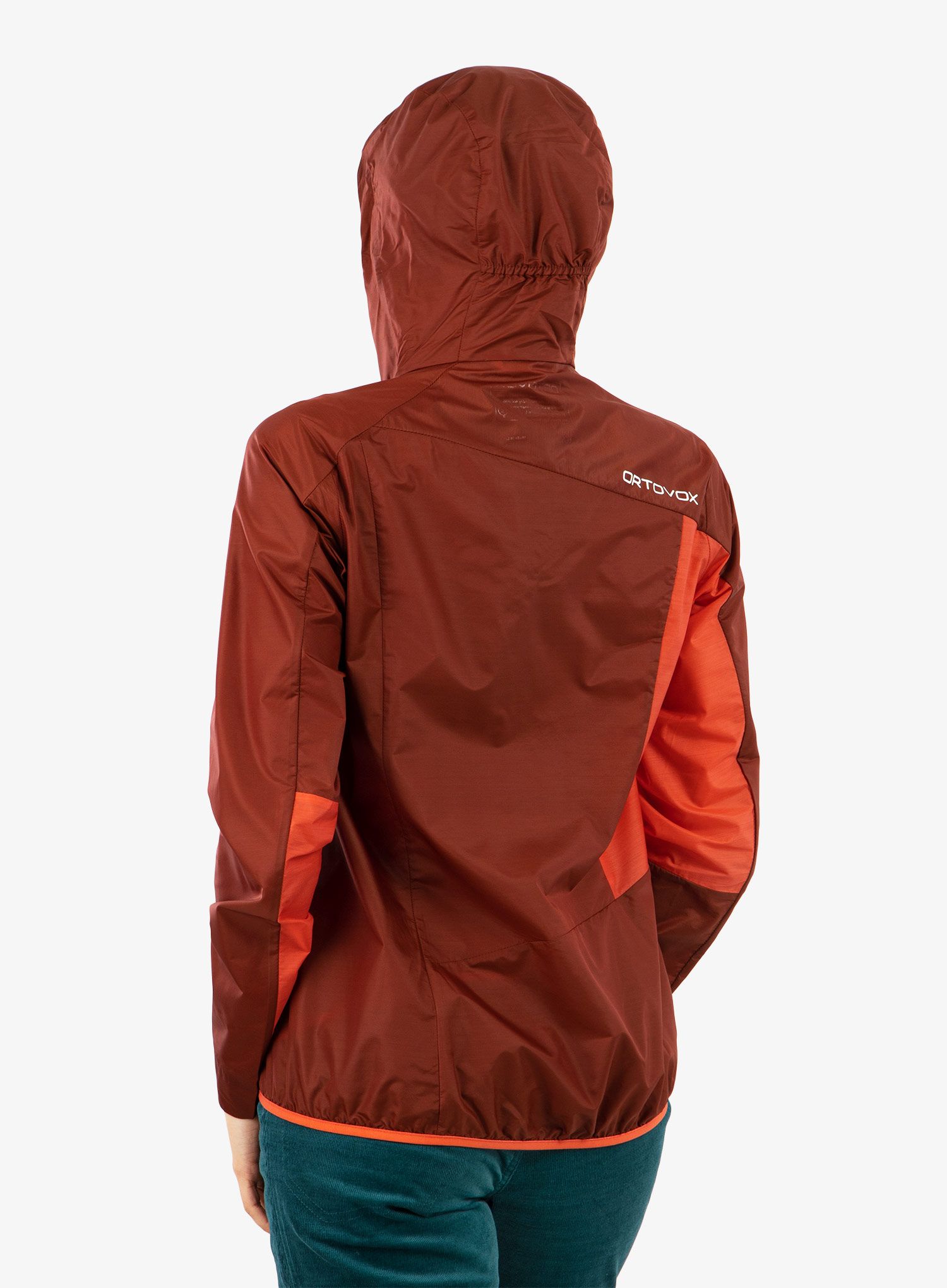Ženska vjetrovka Ortovox Windbreaker Jacket - clay orange