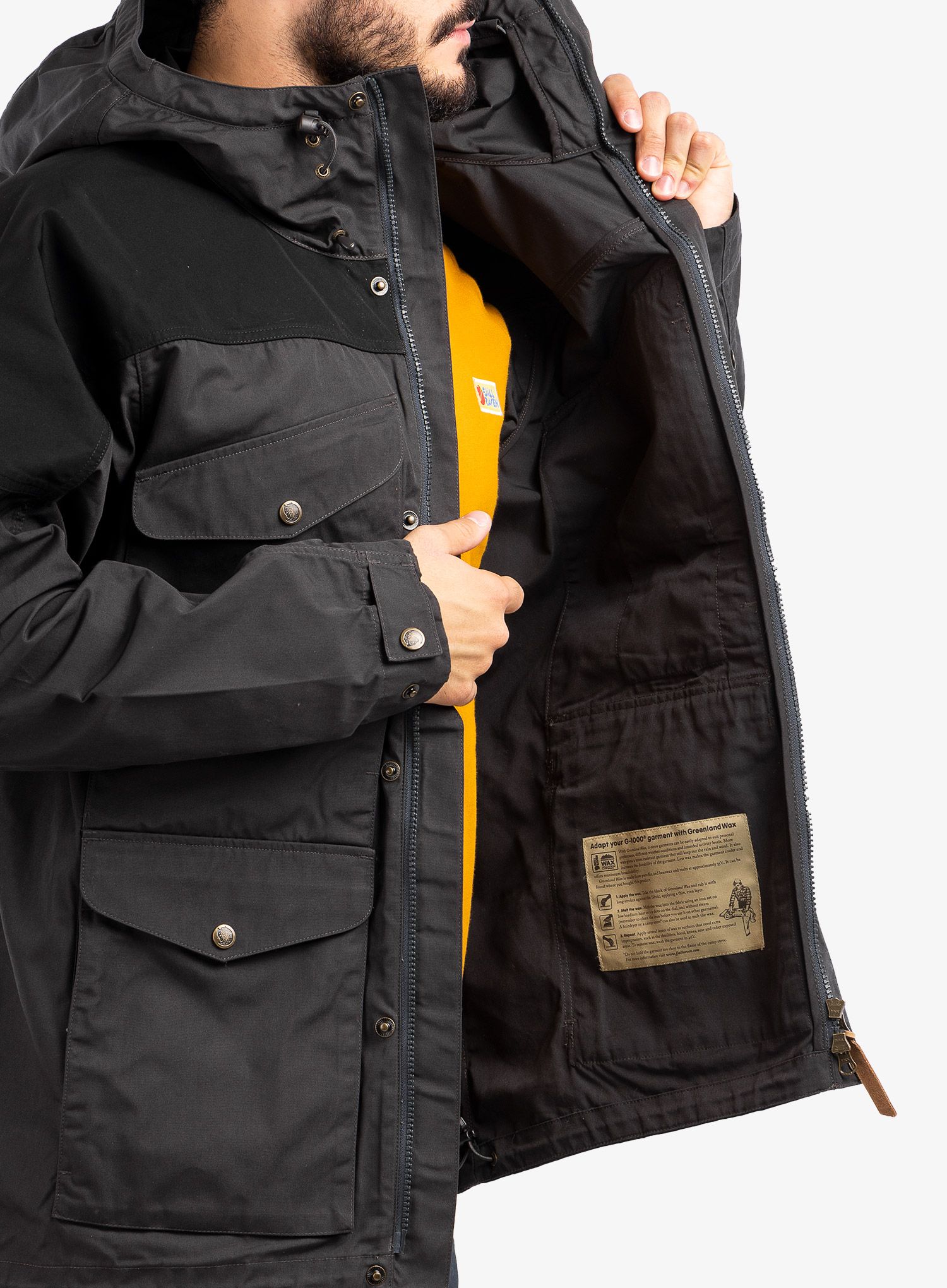 Kurtka Fjallraven Vidda Pro Jacket dark grey black 8a.pl