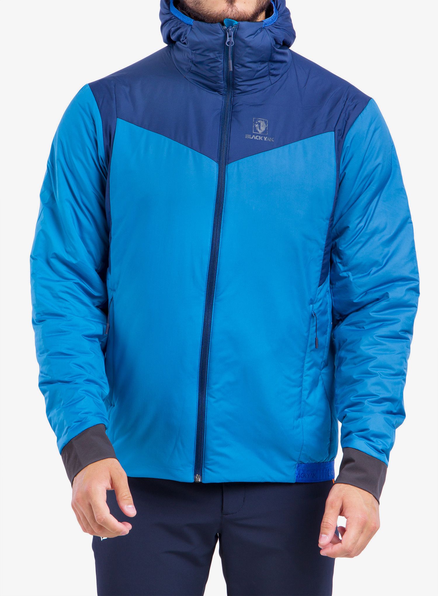 Jakna s postavom BlackYak Calvana Hoody - snorkel blue