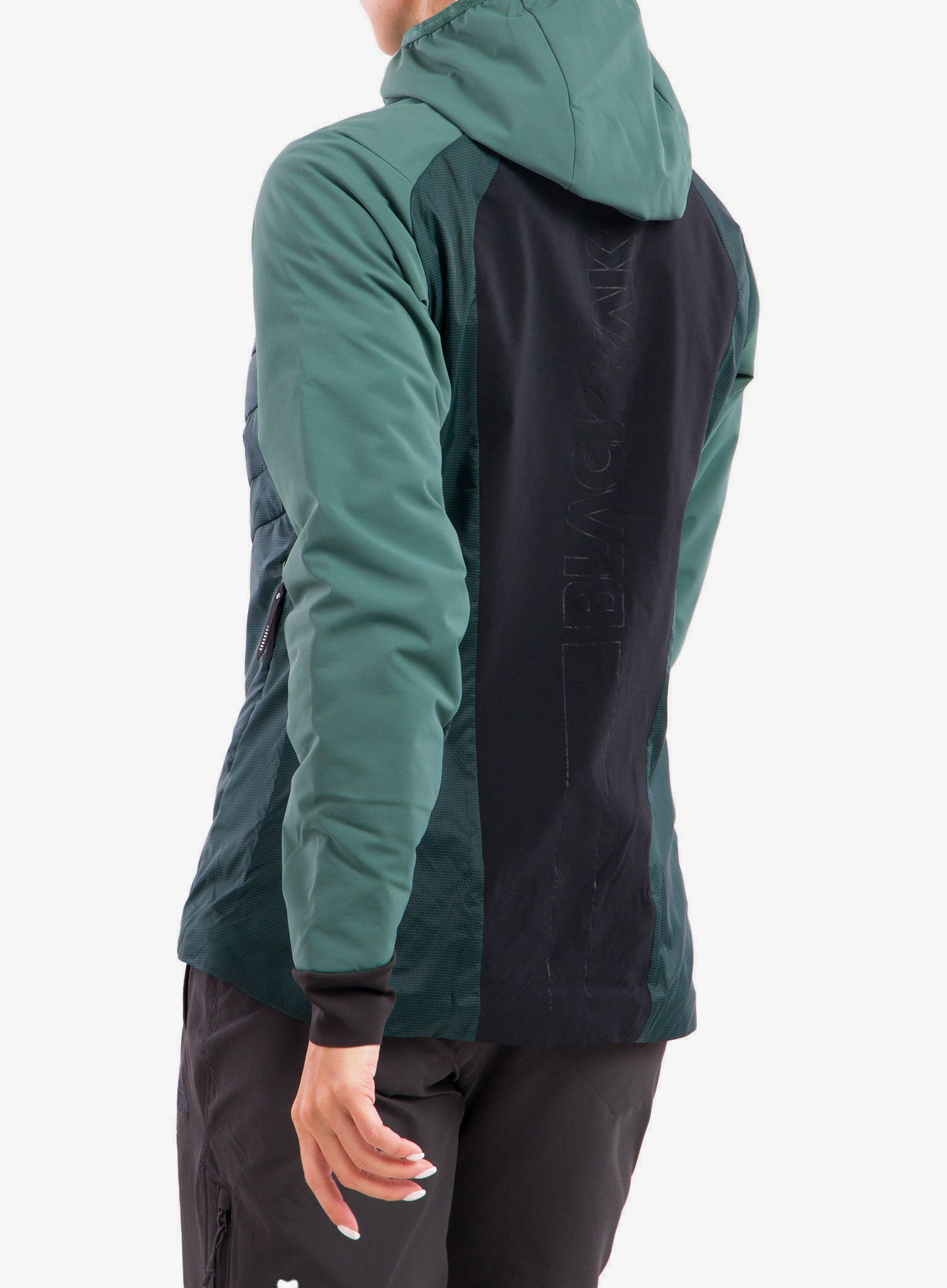 Ženska perjana jakna BlackYak Ata Jacket - sea moss