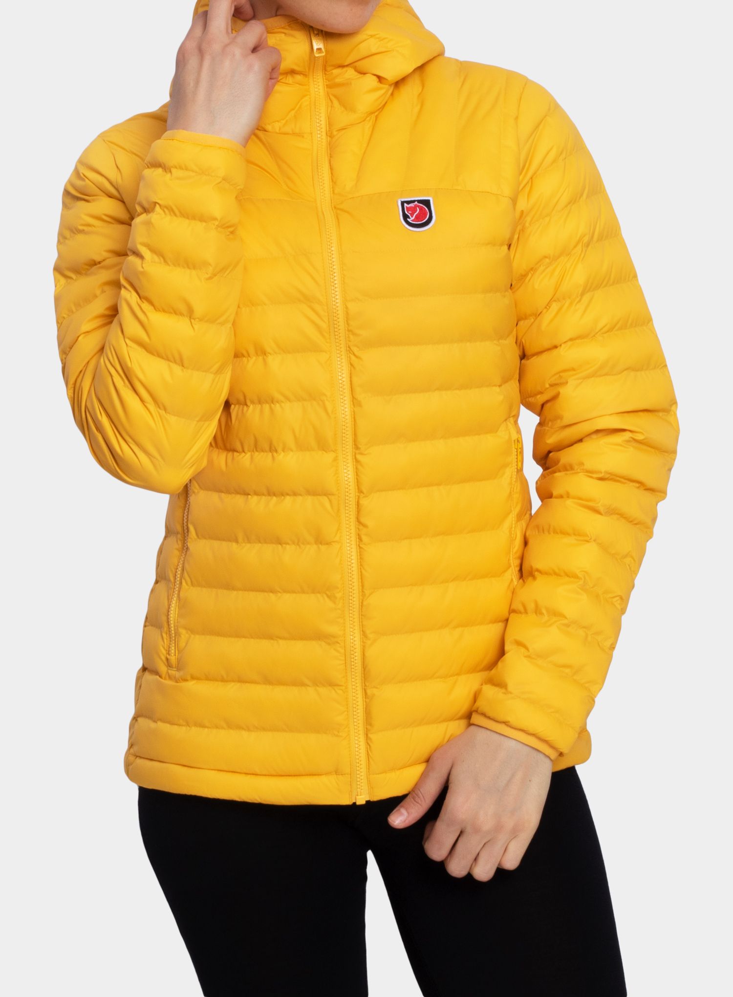 Jakna s postavom Fjallraven Expedition Latt Hoodie - dandelion