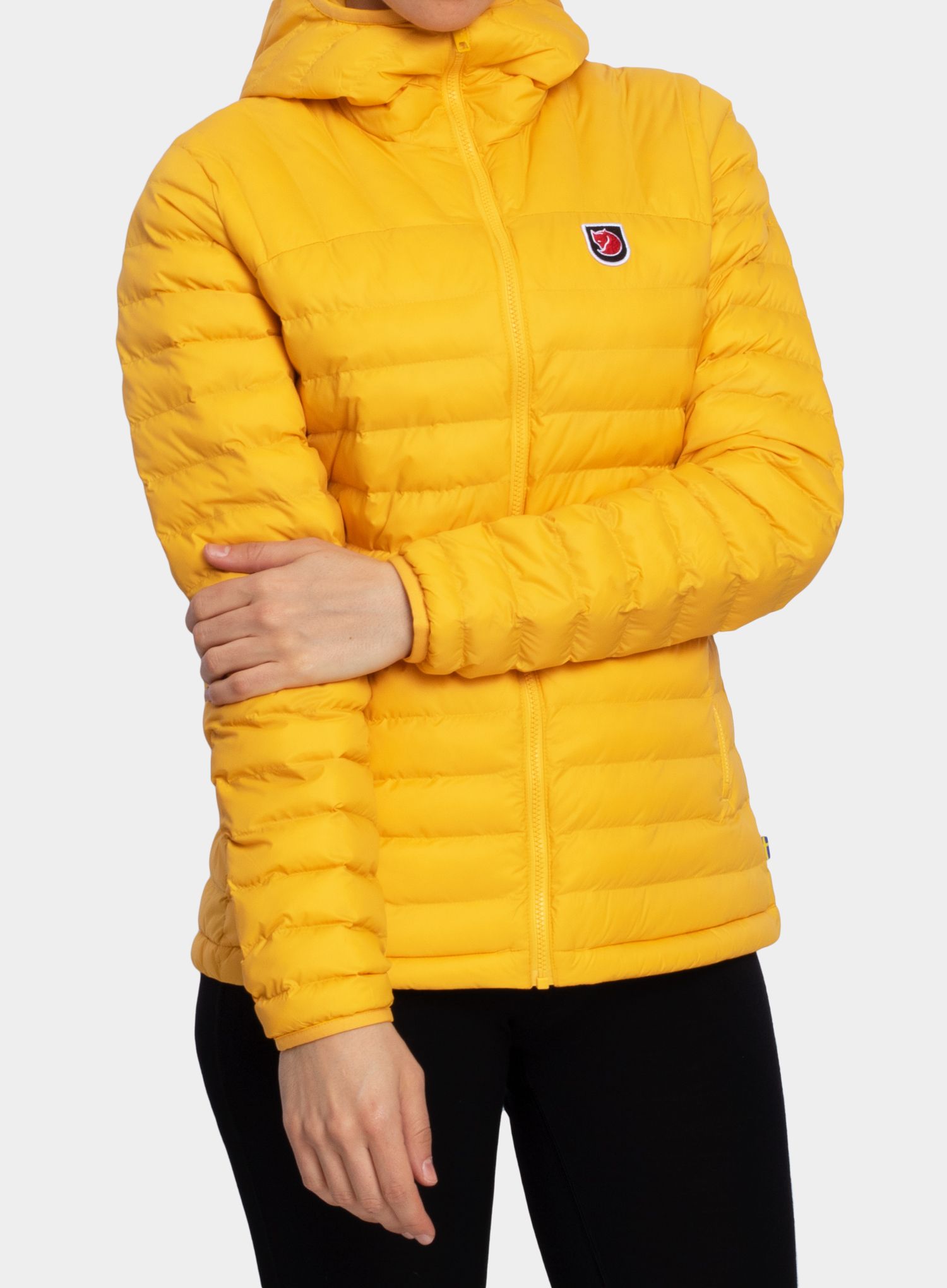 Jakna s postavom Fjallraven Expedition Latt Hoodie - dandelion