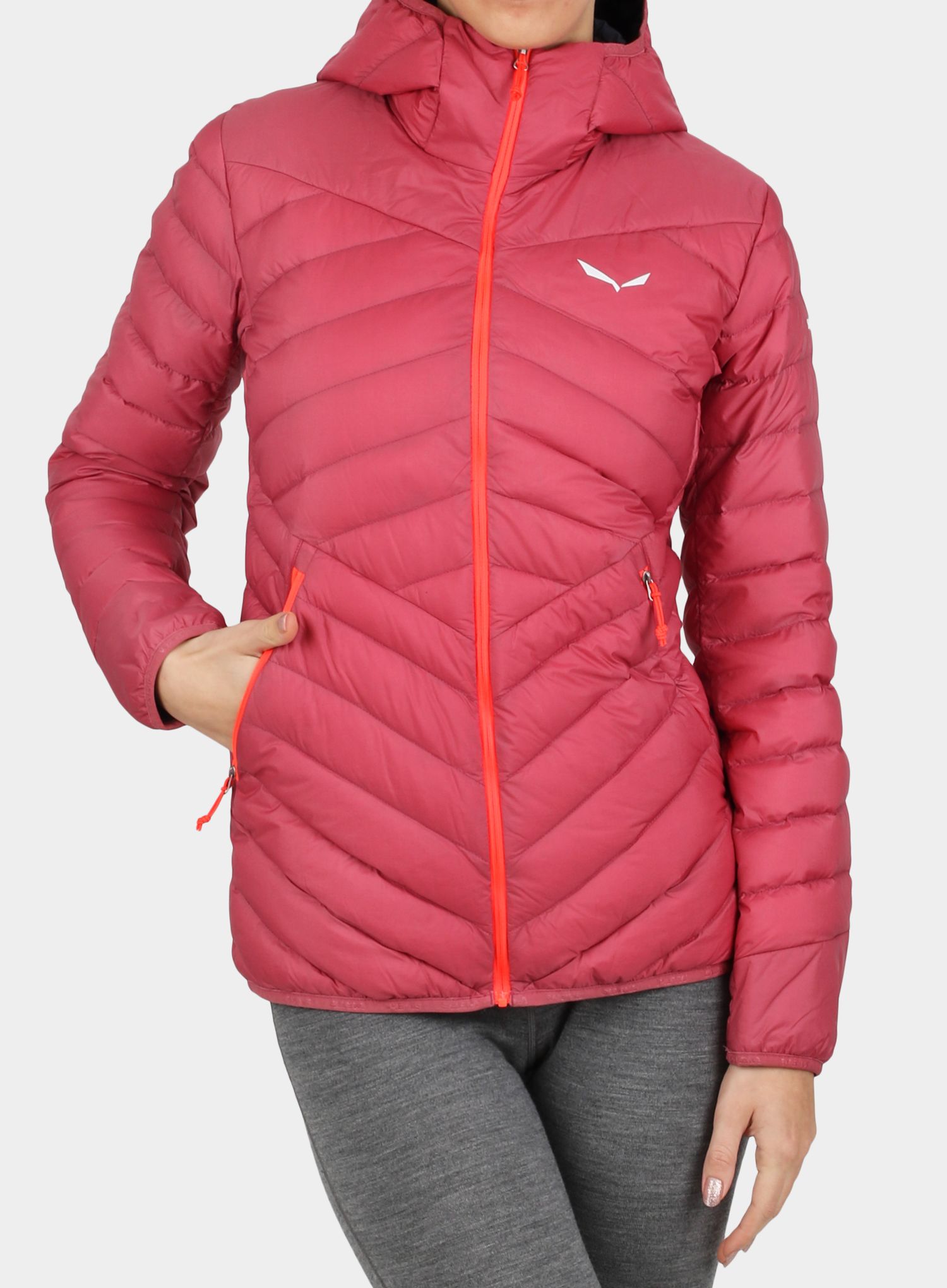 Ženska perjana jakna Salewa Brenta Jacket - mauvemood