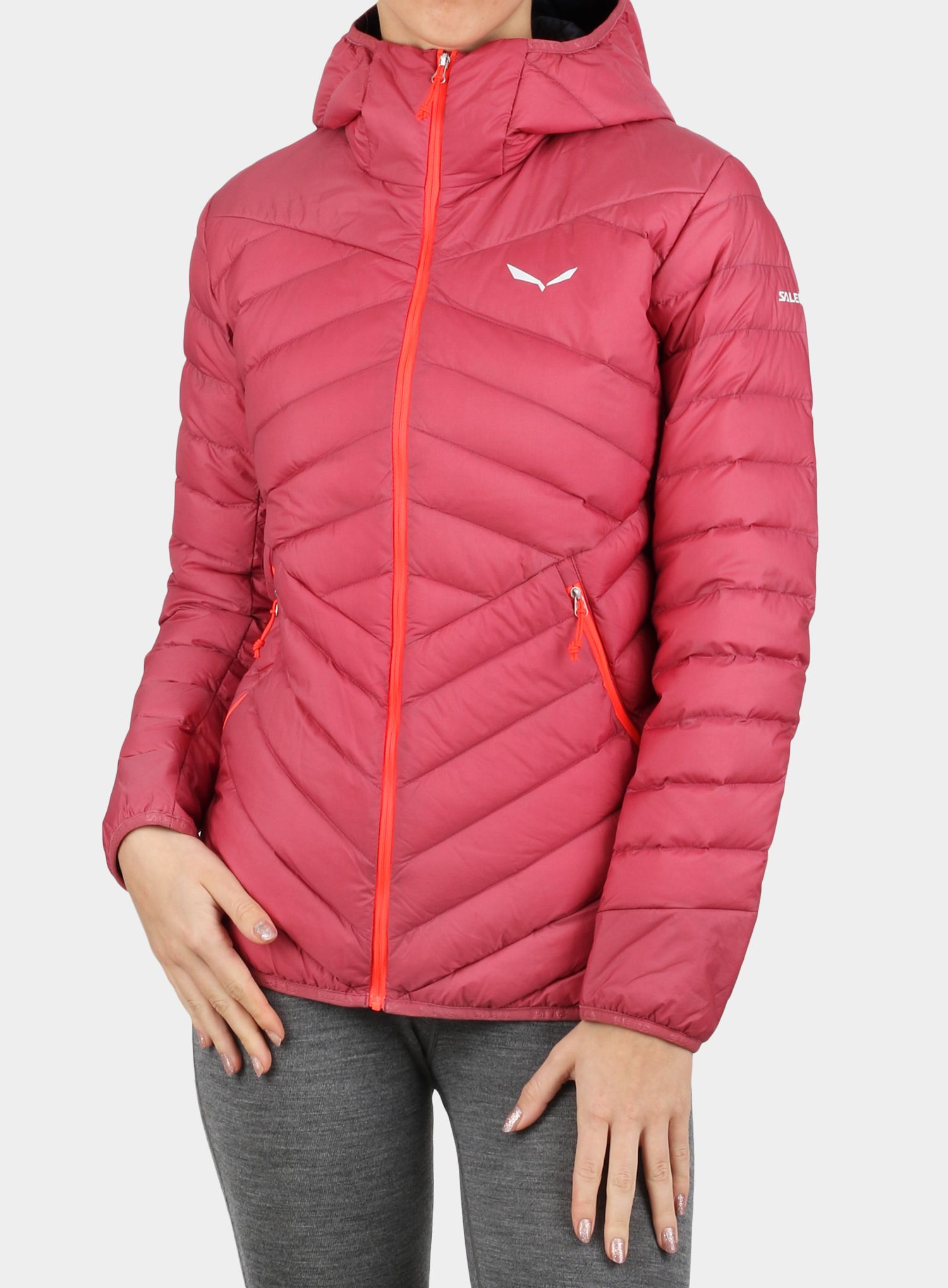 Ženska perjana jakna Salewa Brenta Jacket - mauvemood