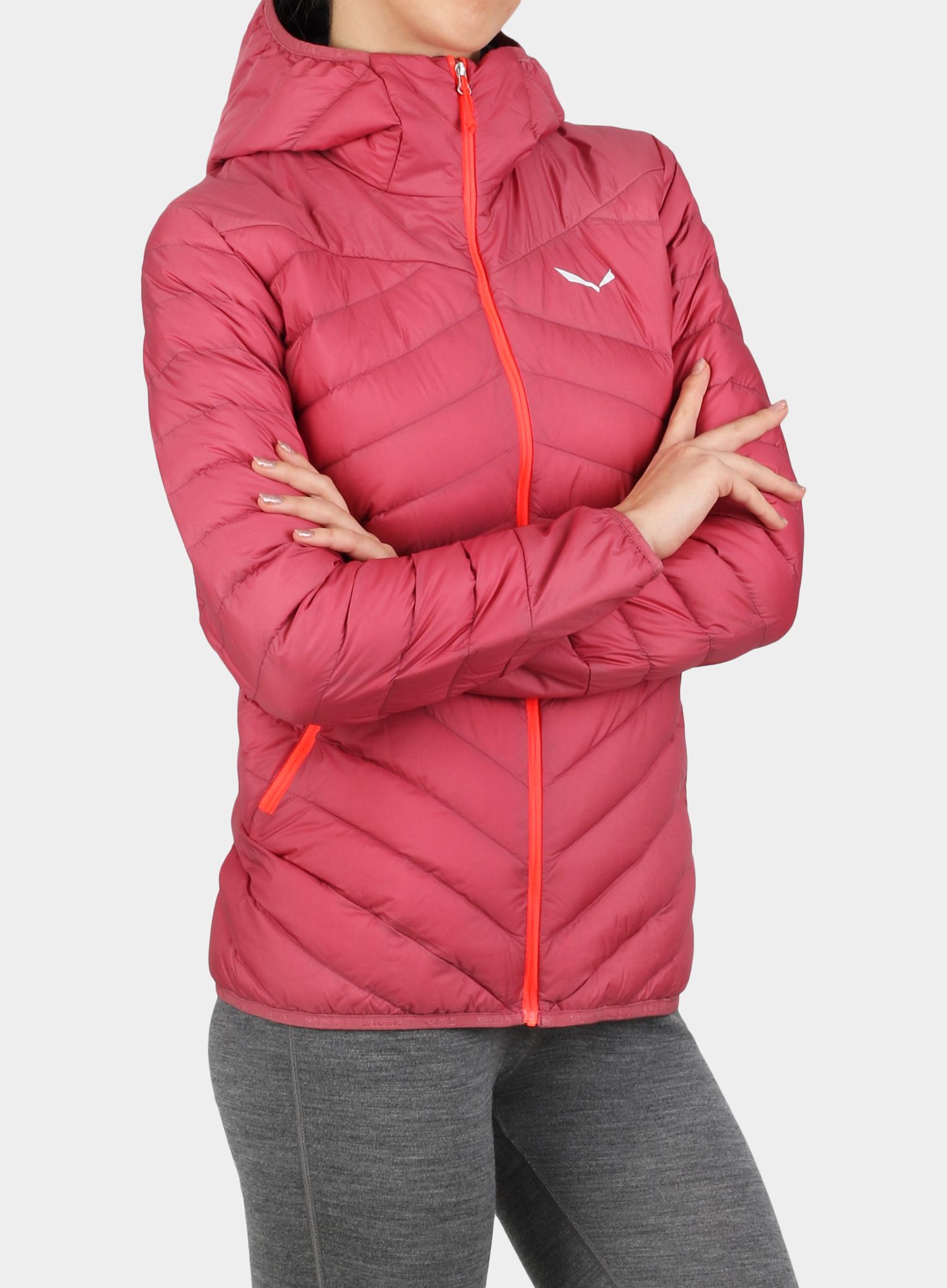 Ženska perjana jakna Salewa Brenta Jacket - mauvemood