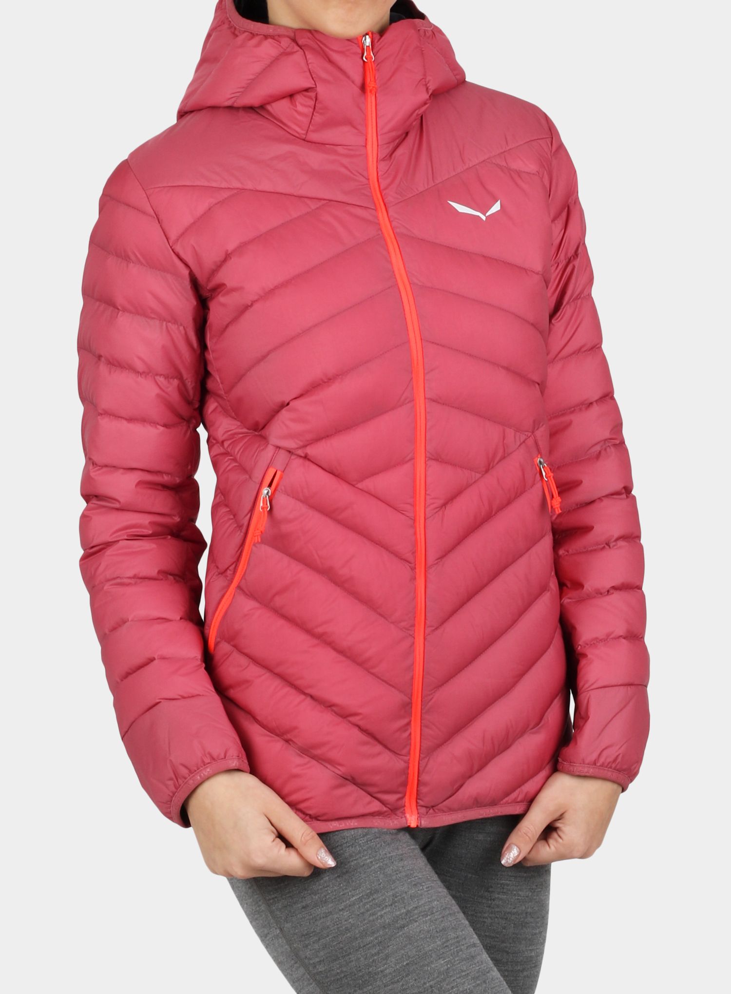 Ženska perjana jakna Salewa Brenta Jacket - mauvemood
