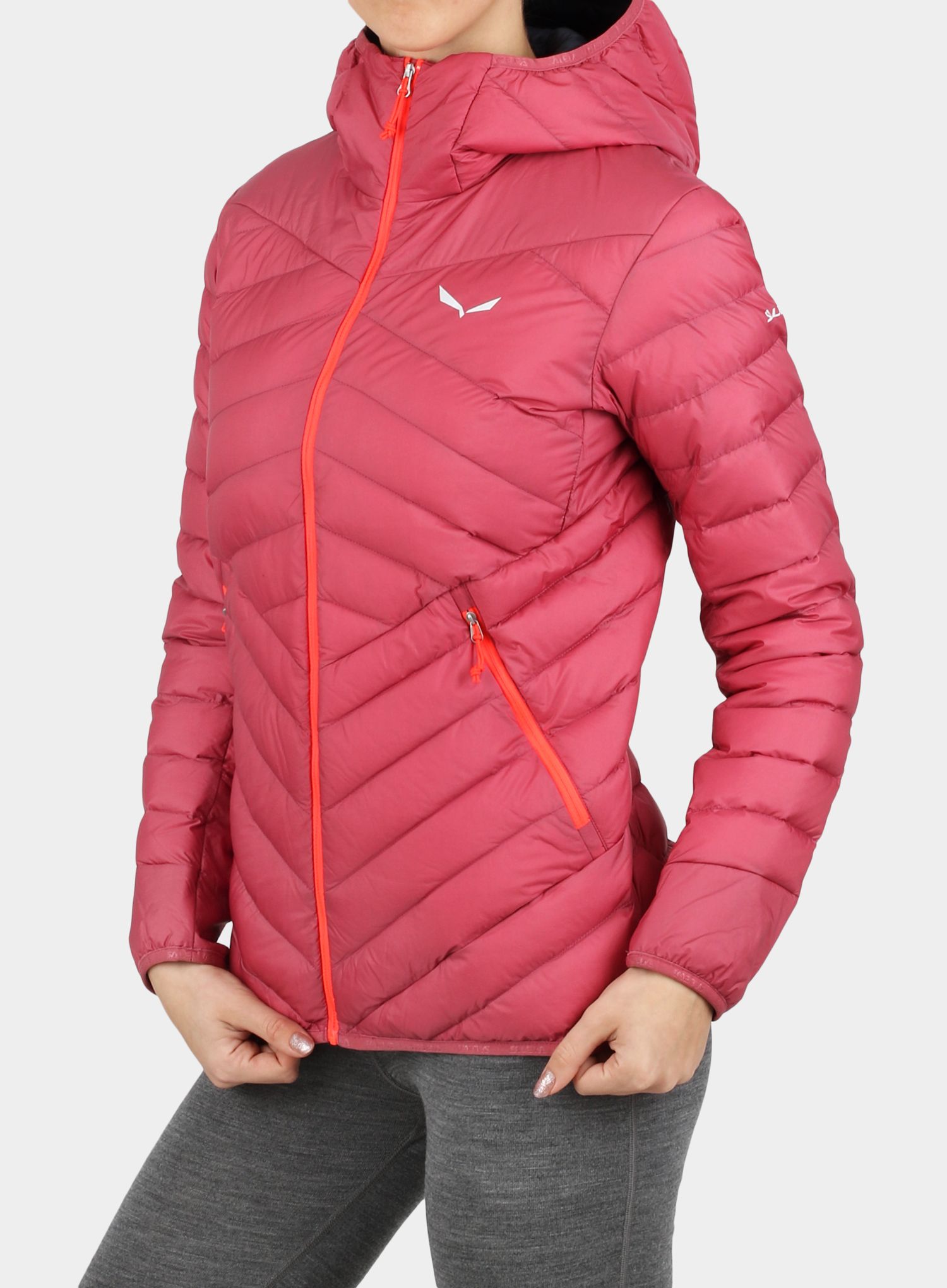 Ženska perjana jakna Salewa Brenta Jacket - mauvemood