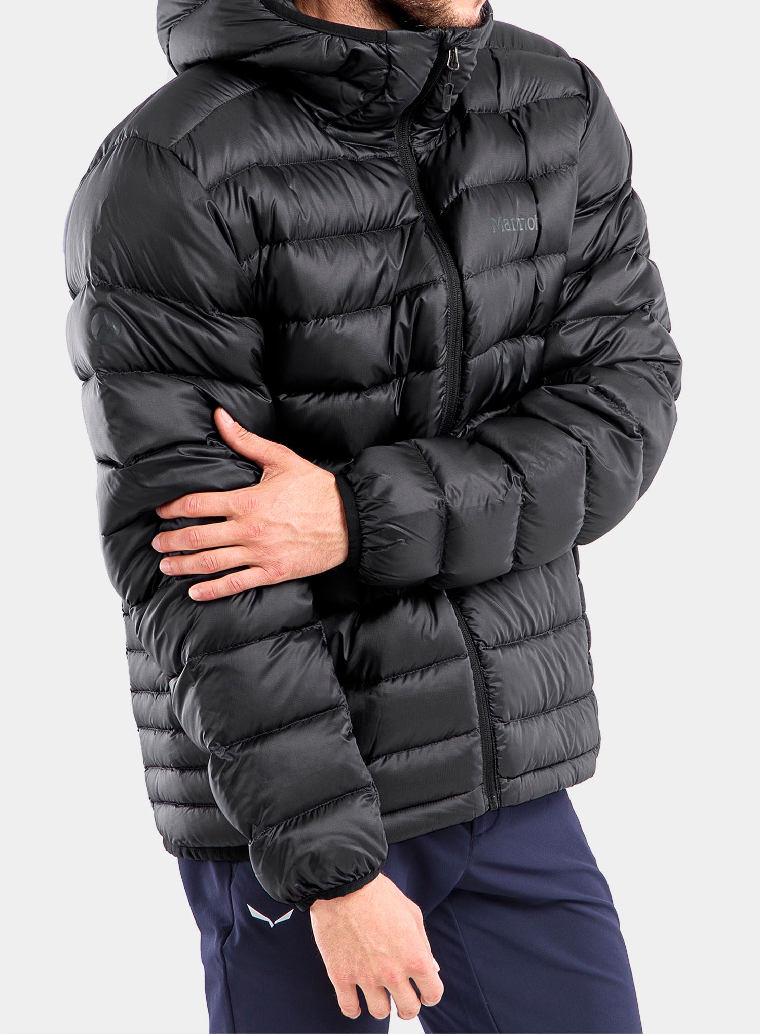 Pernata jakna Marmot Hype Down Hoody - black