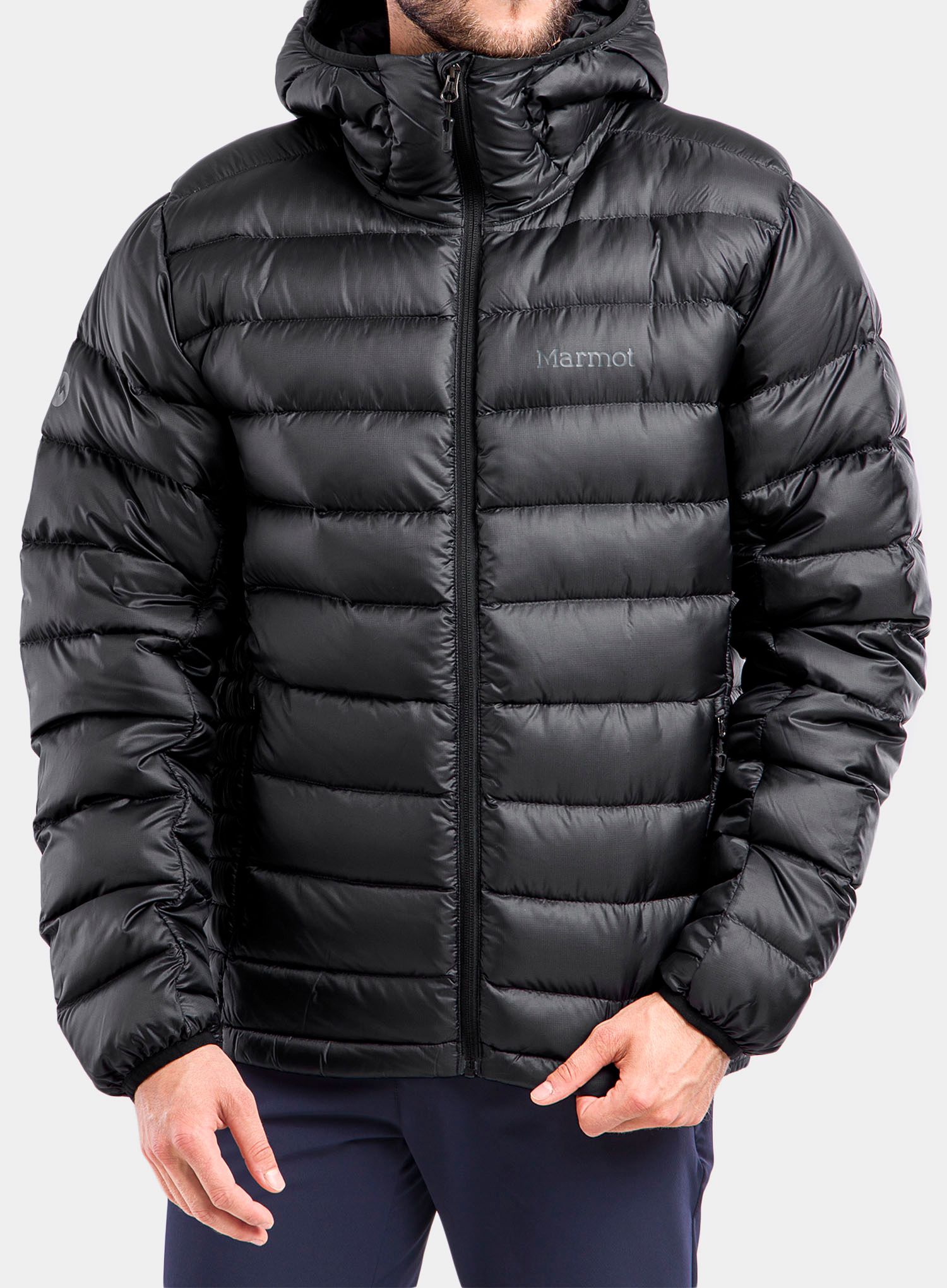 Pernata jakna Marmot Hype Down Hoody - black