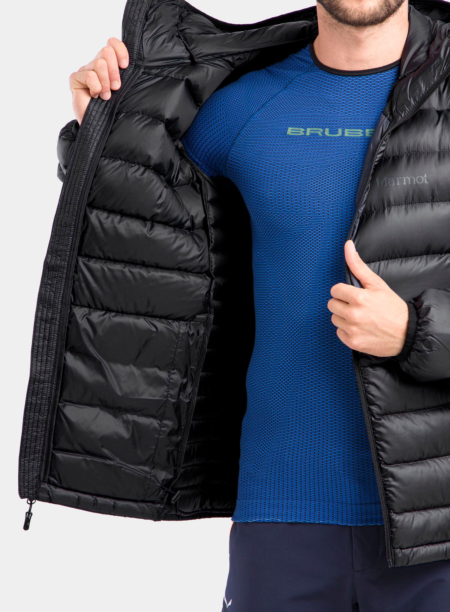 Pernata jakna Marmot Hype Down Hoody - black
