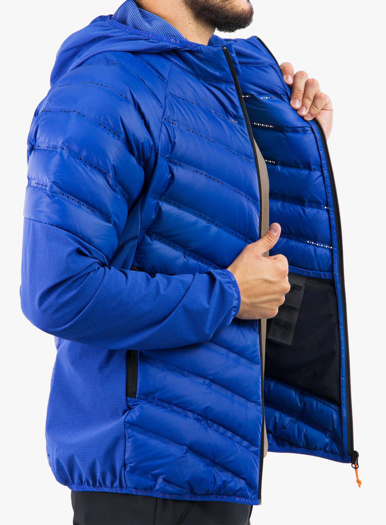 Pernata jakna Salewa Agner Hybrid RDS DWN Jacket - electric