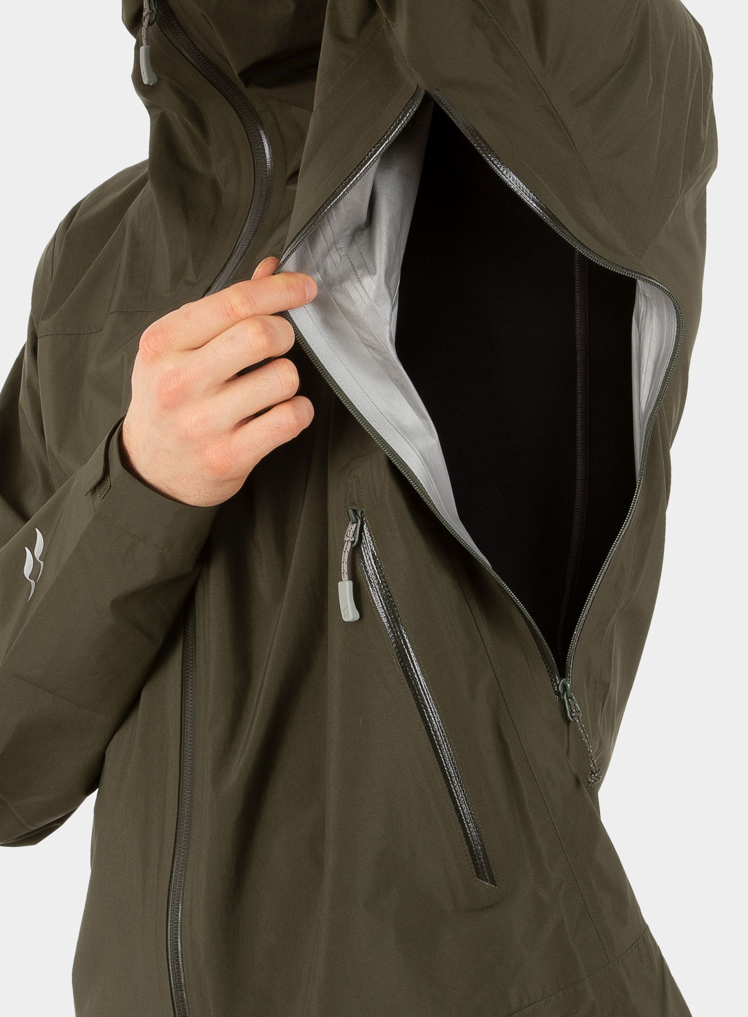GORE TEX jakna Rab Meridian Jacket - army