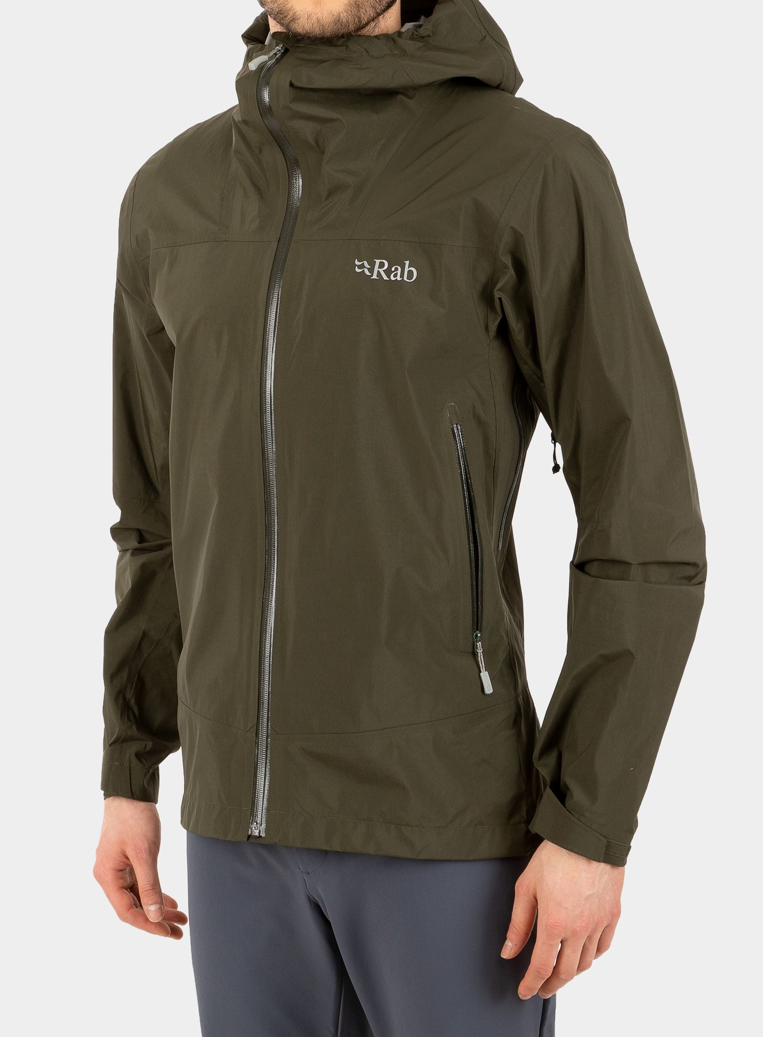 GORE TEX jakna Rab Meridian Jacket - army
