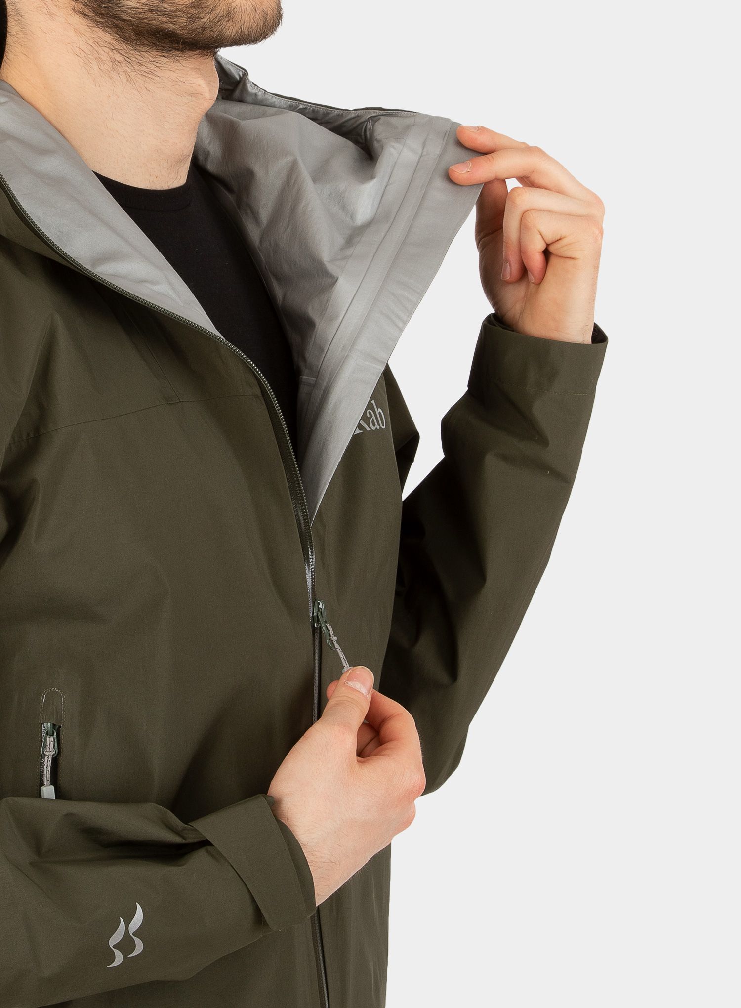 GORE TEX jakna Rab Meridian Jacket - army