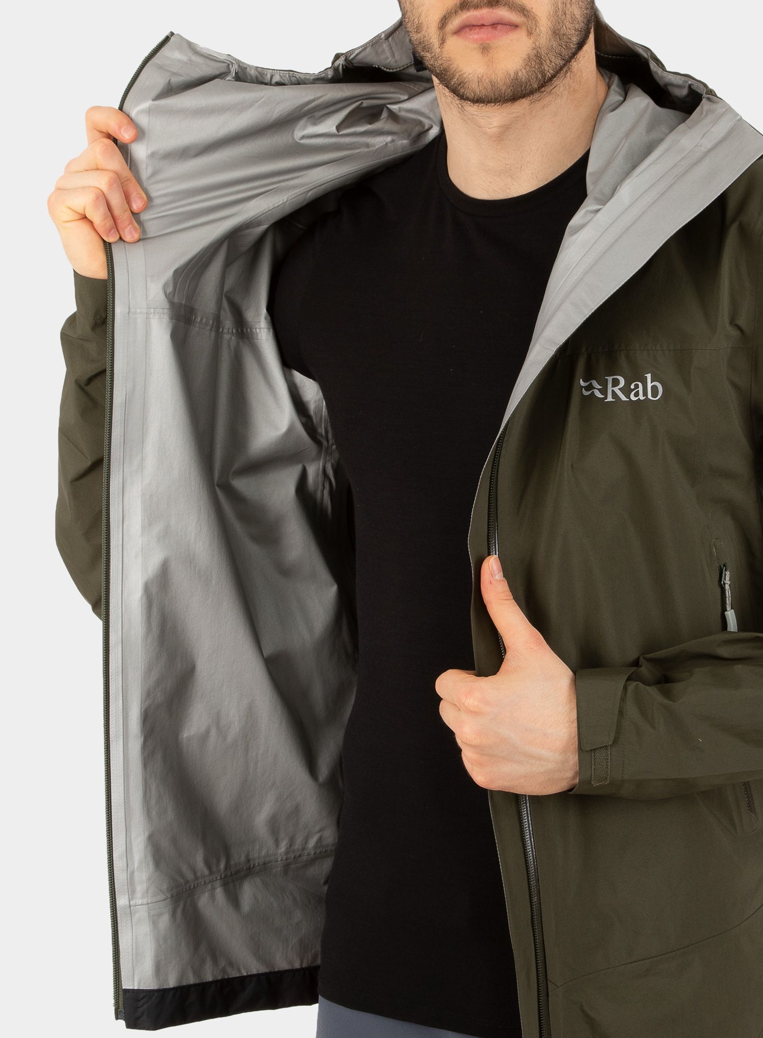 GORE TEX jakna Rab Meridian Jacket - army