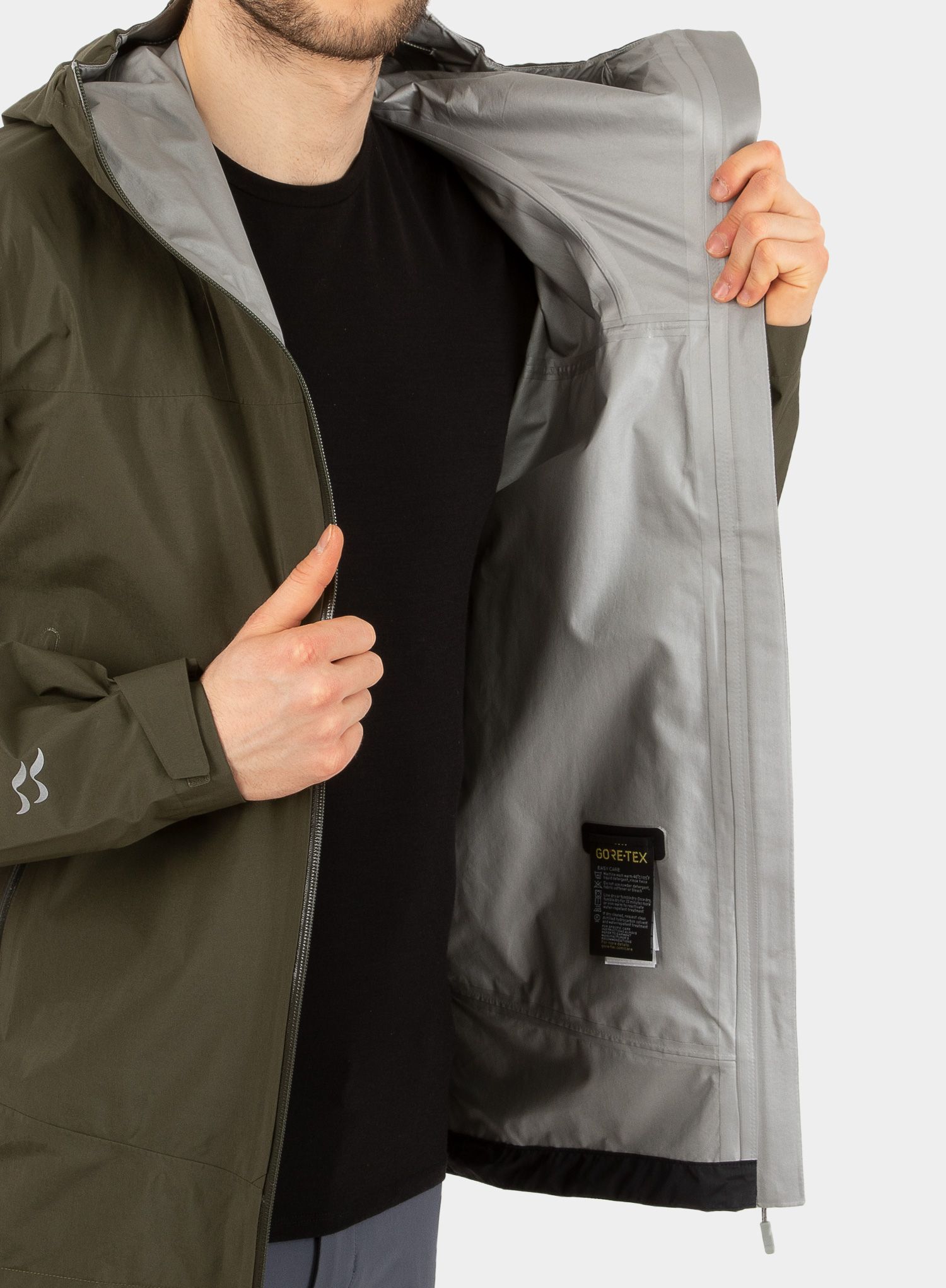 GORE TEX jakna Rab Meridian Jacket - army