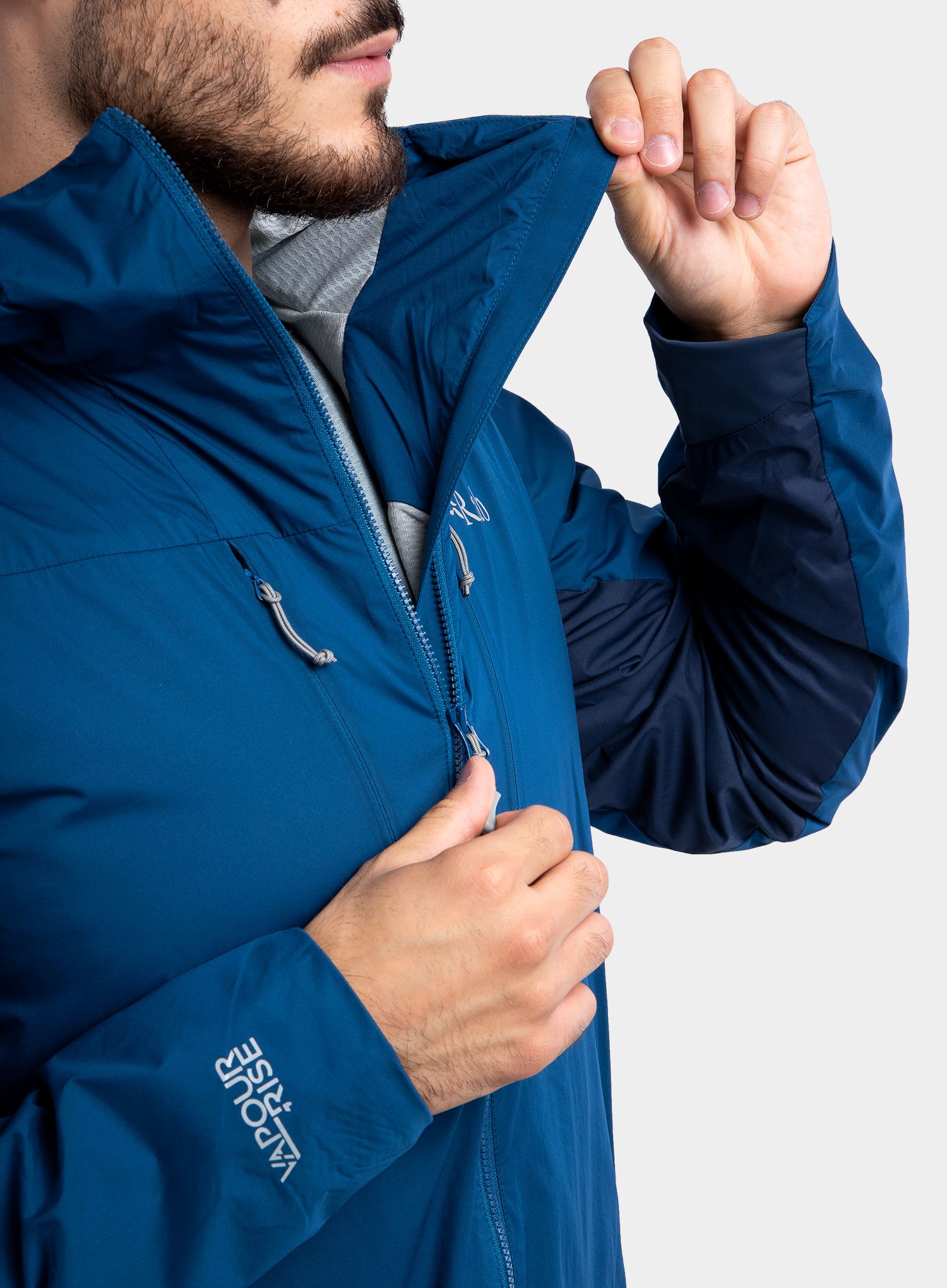 Softshell jakna Rab VR Alpine Light Jacket - deep ink/ink