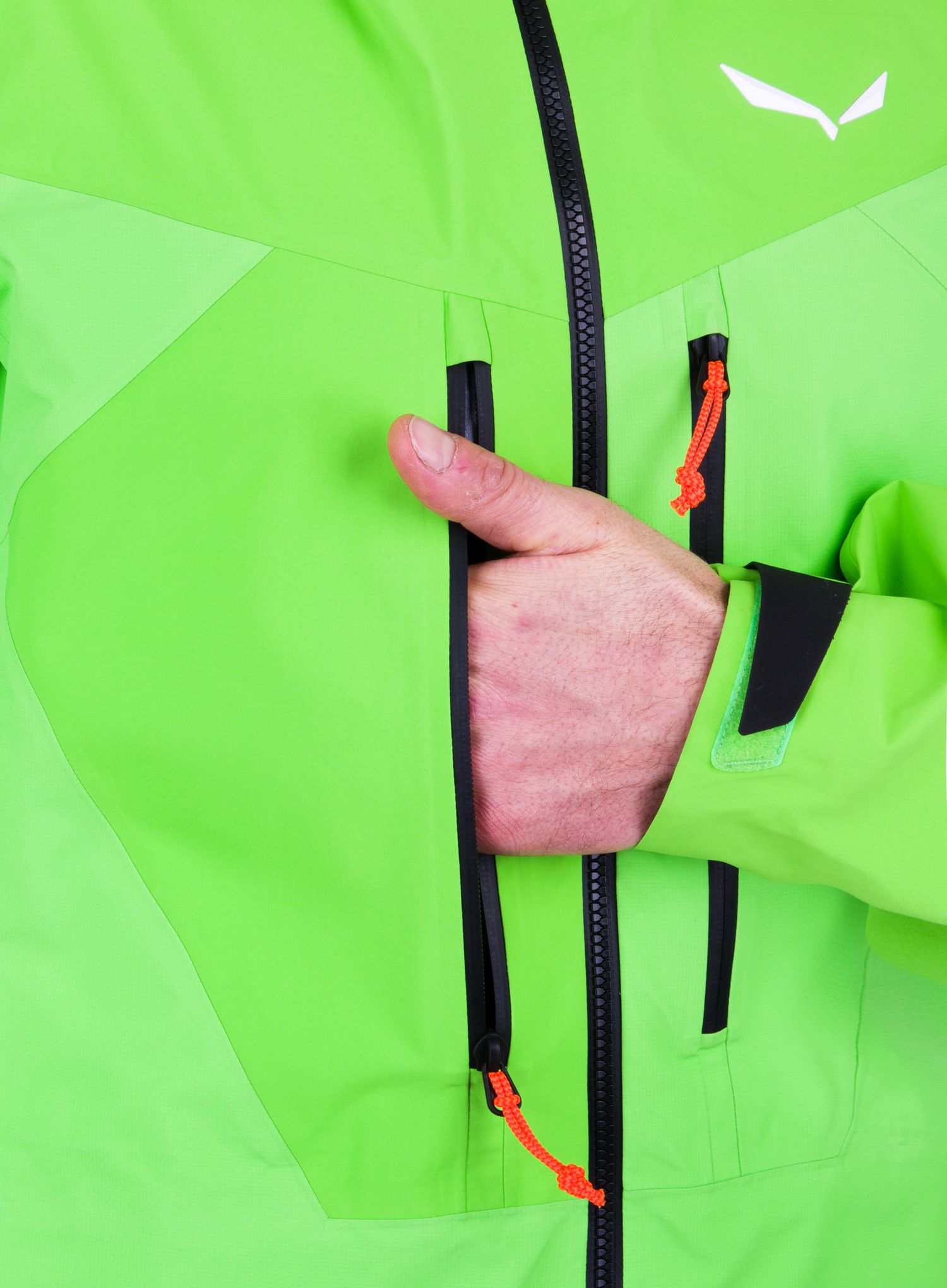 Kišna jakna Salewa Ortles 3 GTX Pro Jacket - pale frog