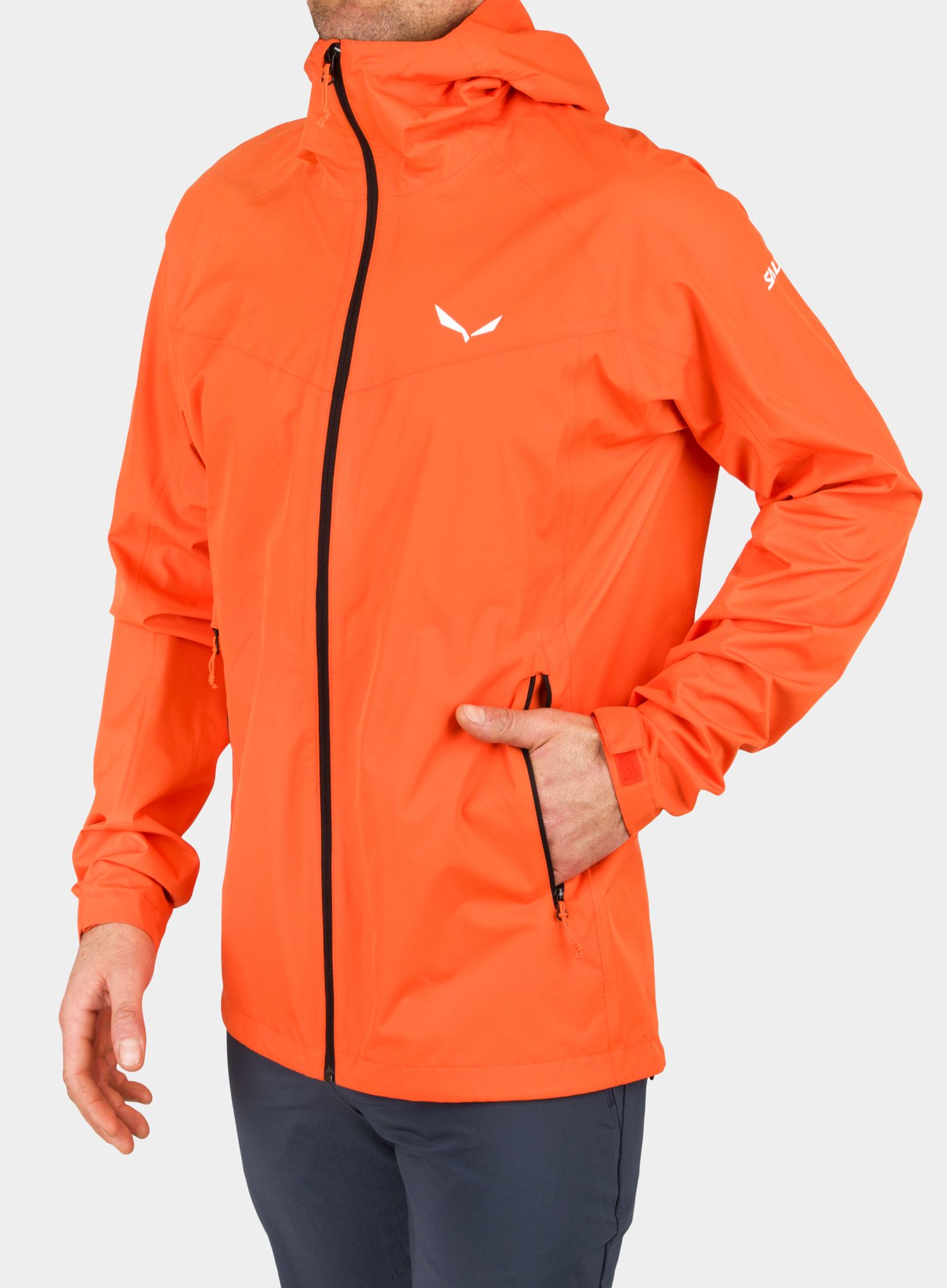 Kišna jakna Salewa Puez Aqua 3 PTX Jacket - red orange