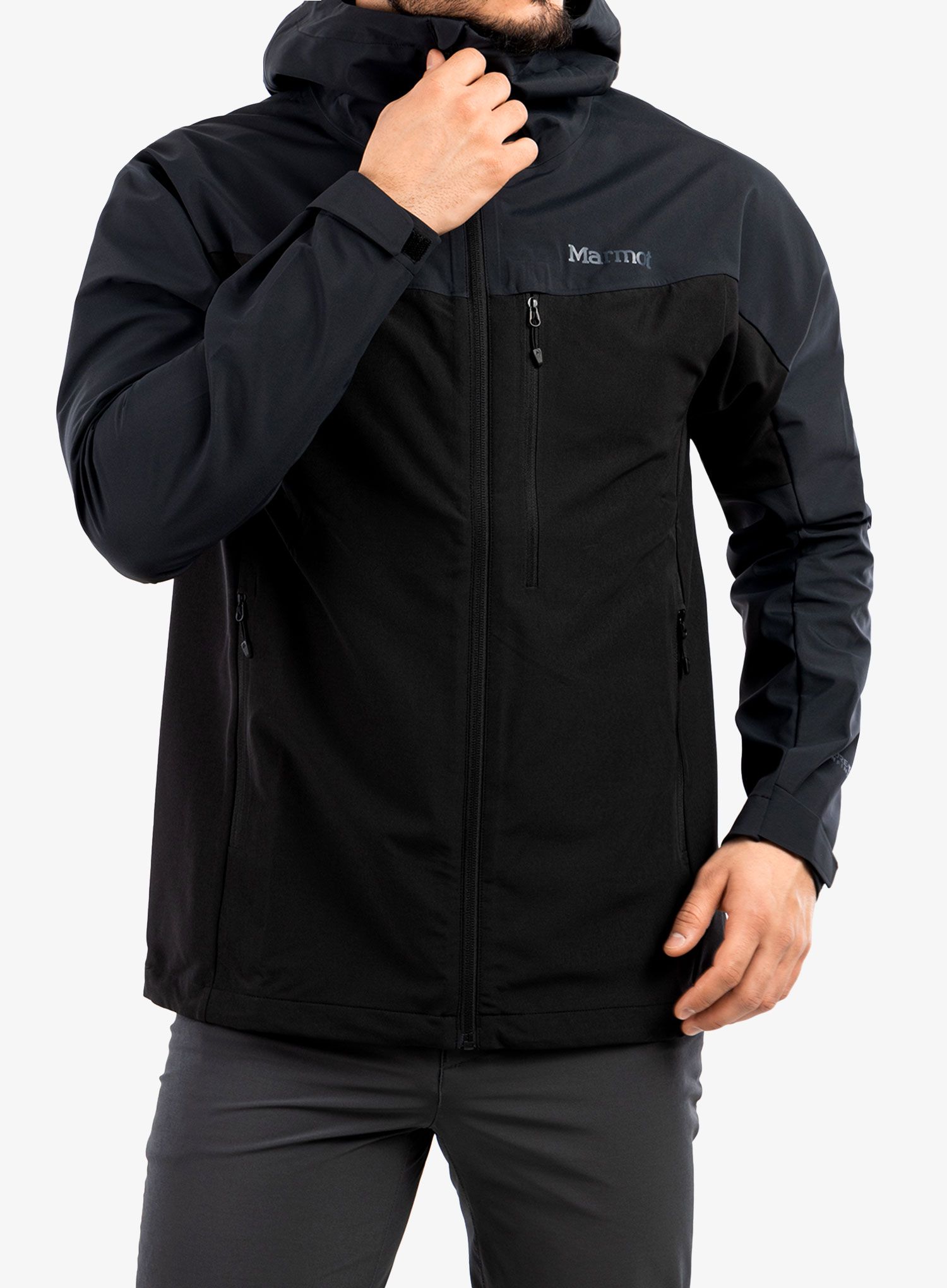 Softshell jakna Marmot ROM Hoody - black