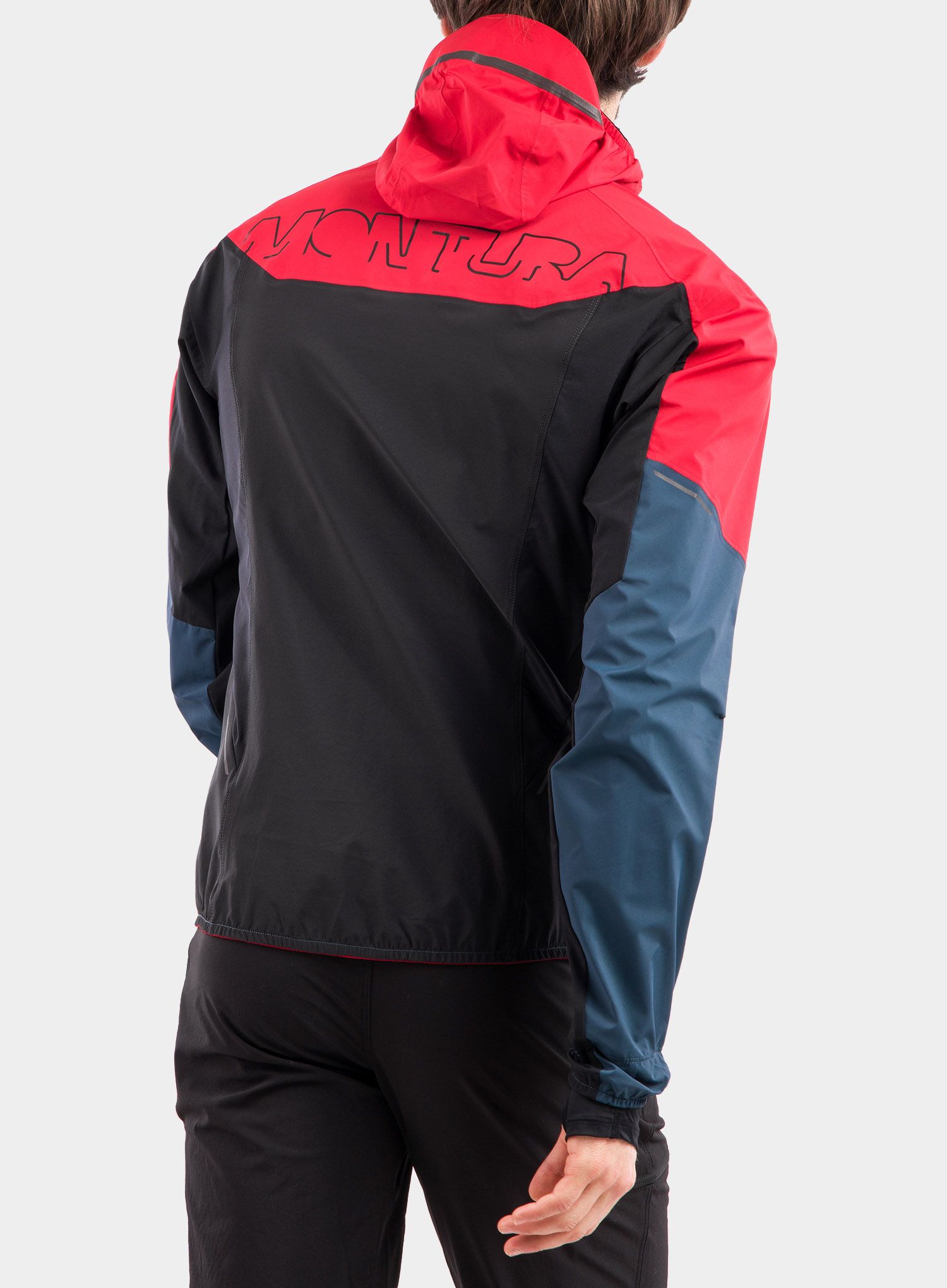 Softshell jakna Montura Air Active Hoody Jacket - powder blue/red
