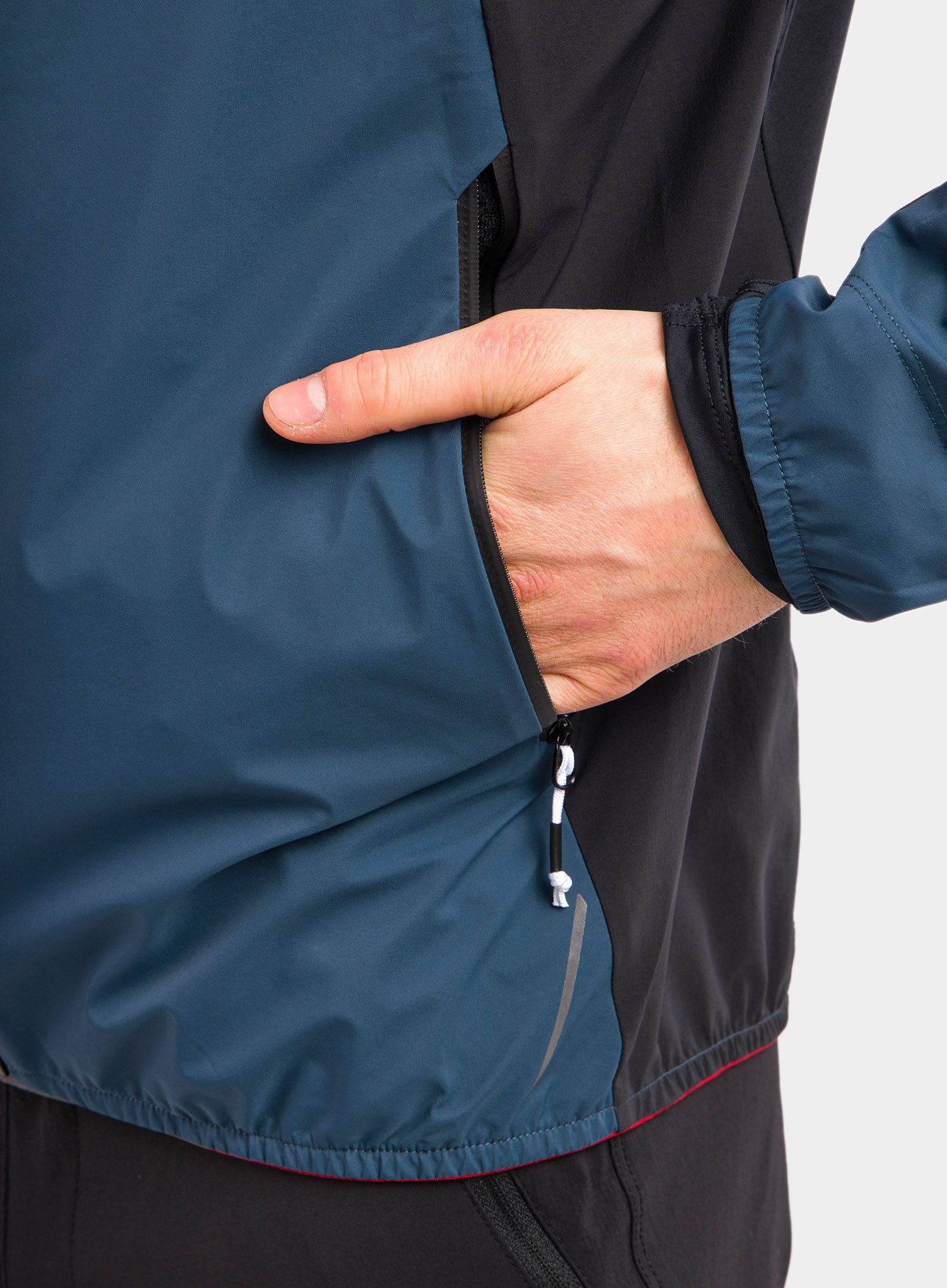 Softshell jakna Montura Air Active Hoody Jacket - powder blue/red