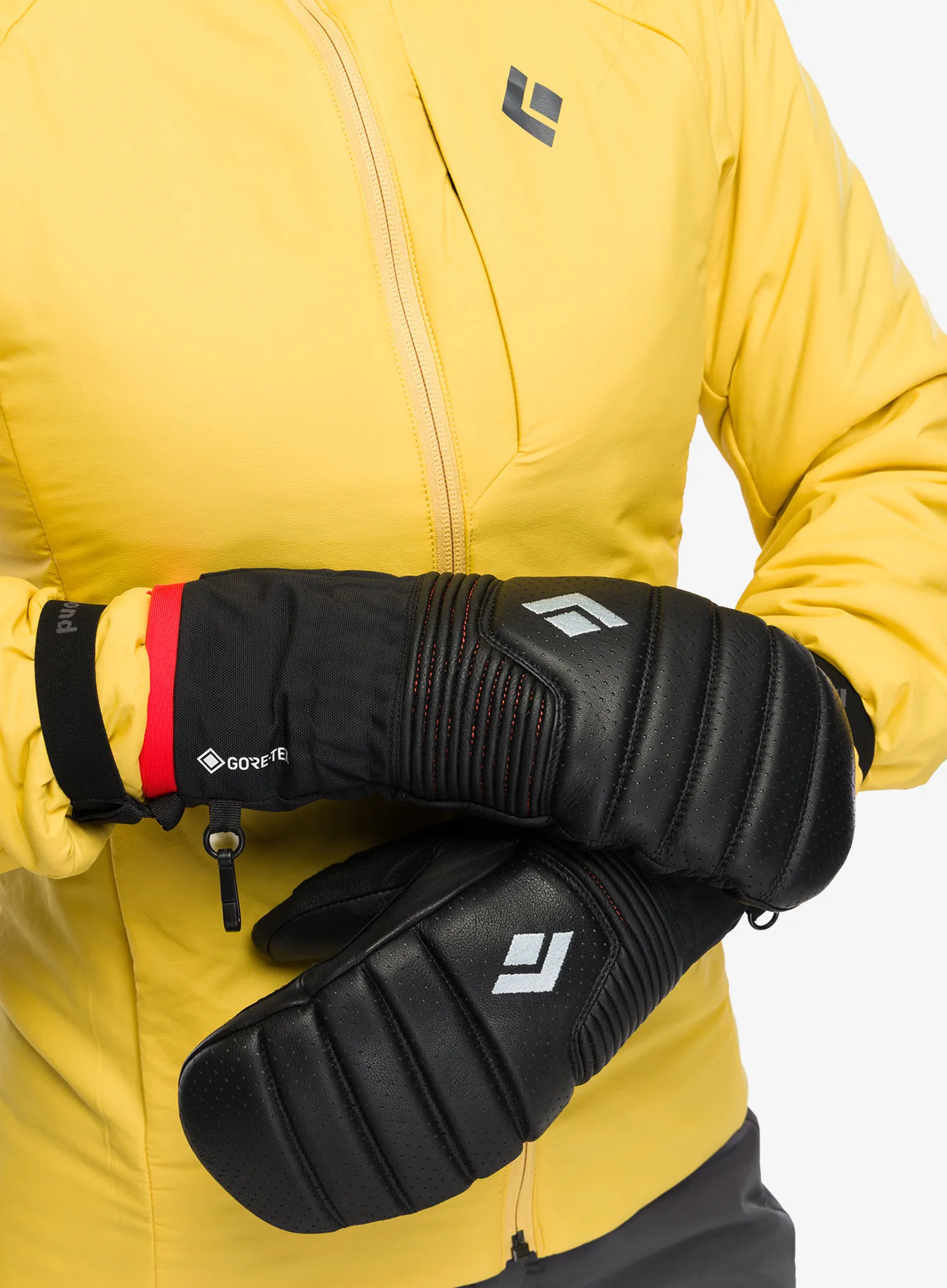 Ženske rukavice Black Diamond Progression Mitts - black/black