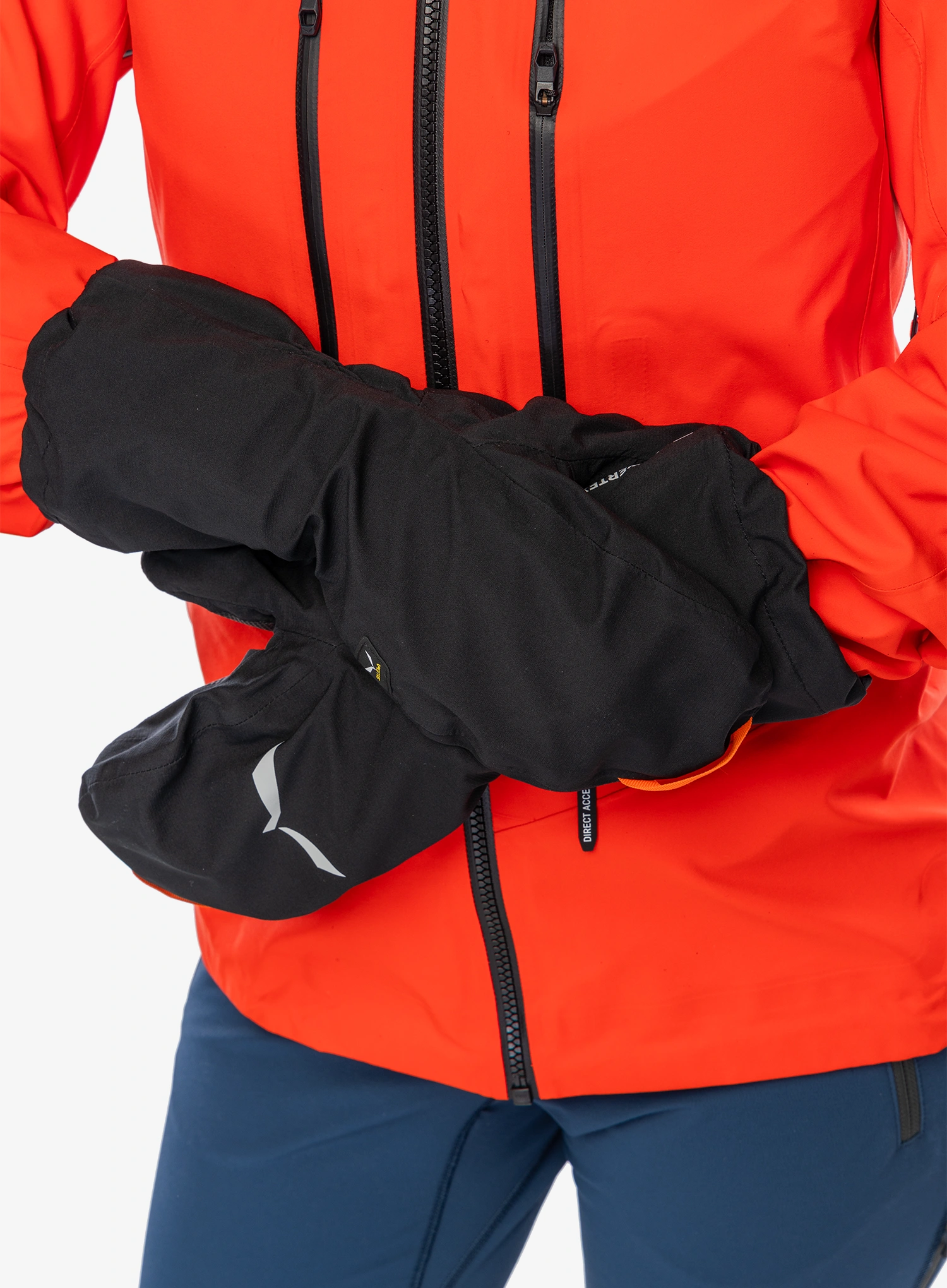 Rukavice Salewa Ortles PTX 3L Overmitten - black out